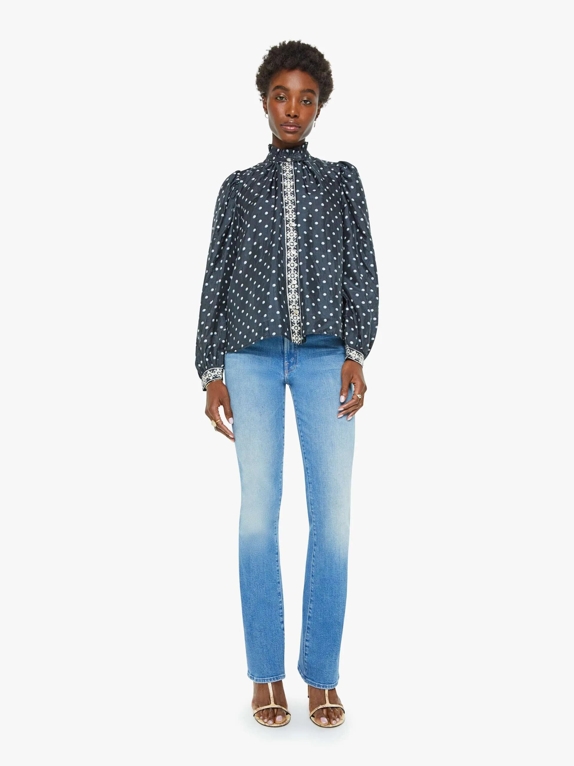 Alix Of Bohemia Annabel Shirt - Raven Dot
