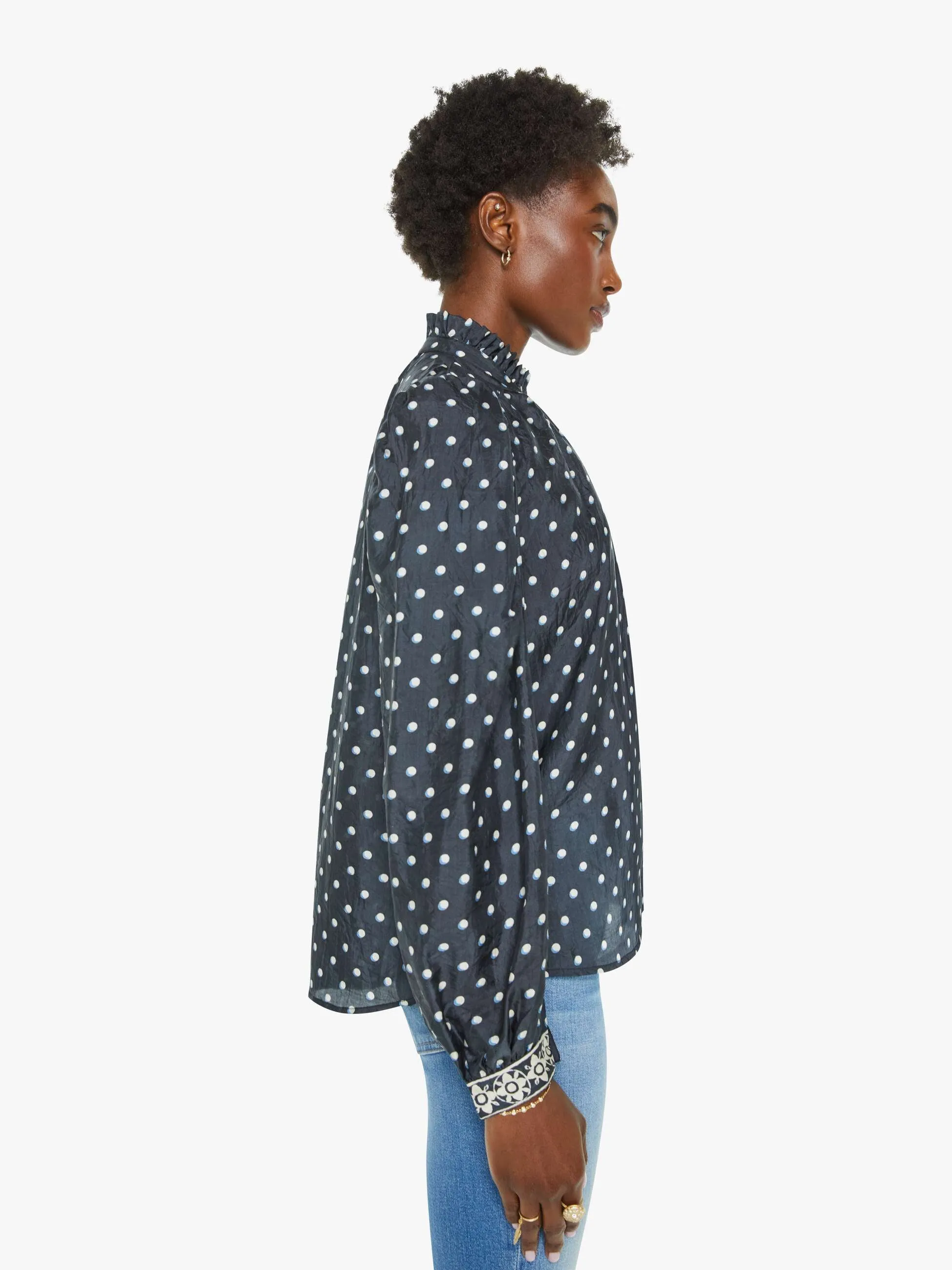 Alix Of Bohemia Annabel Shirt - Raven Dot