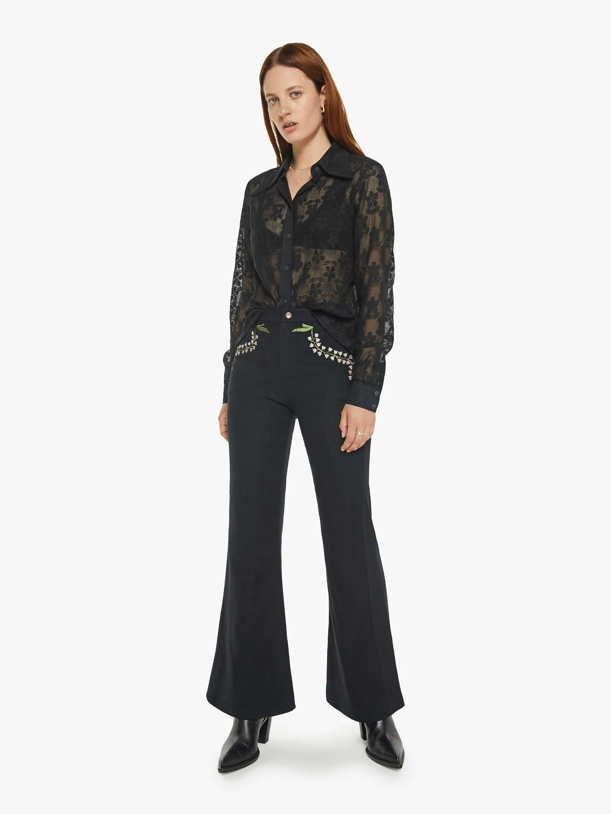 Alix of Bohemia Dolly Shirt - Blackjack Daisy