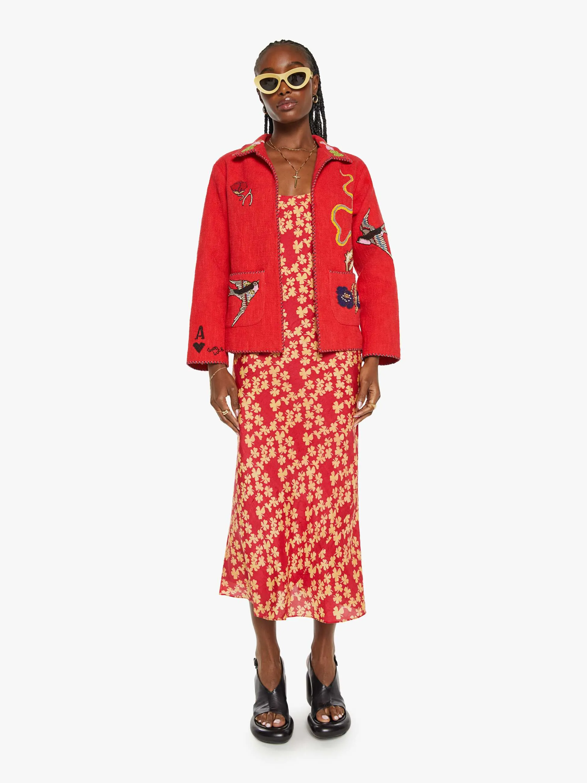 Alix of Bohemia Francis Jacket - Crimson Tattoo