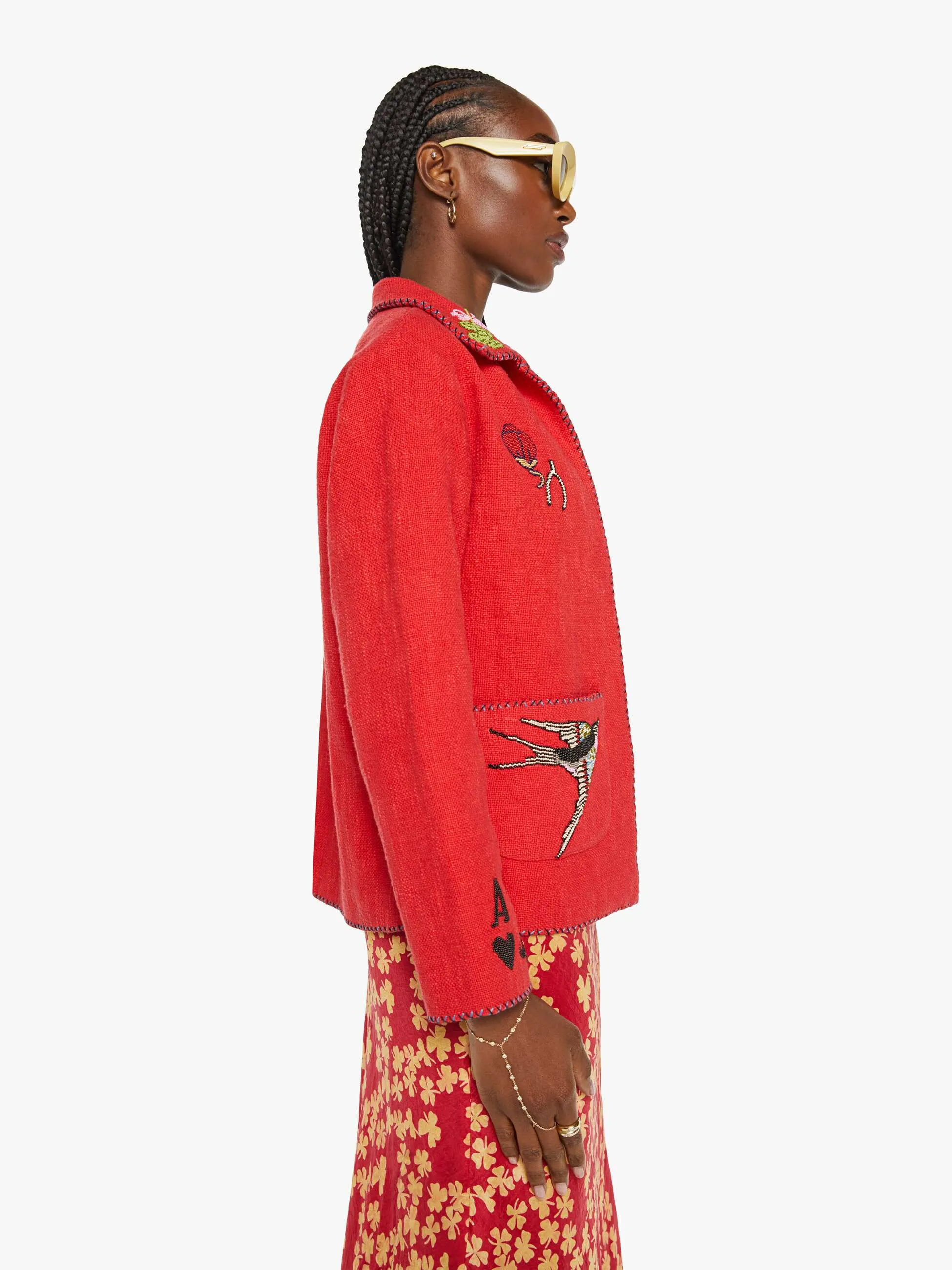 Alix of Bohemia Francis Jacket - Crimson Tattoo
