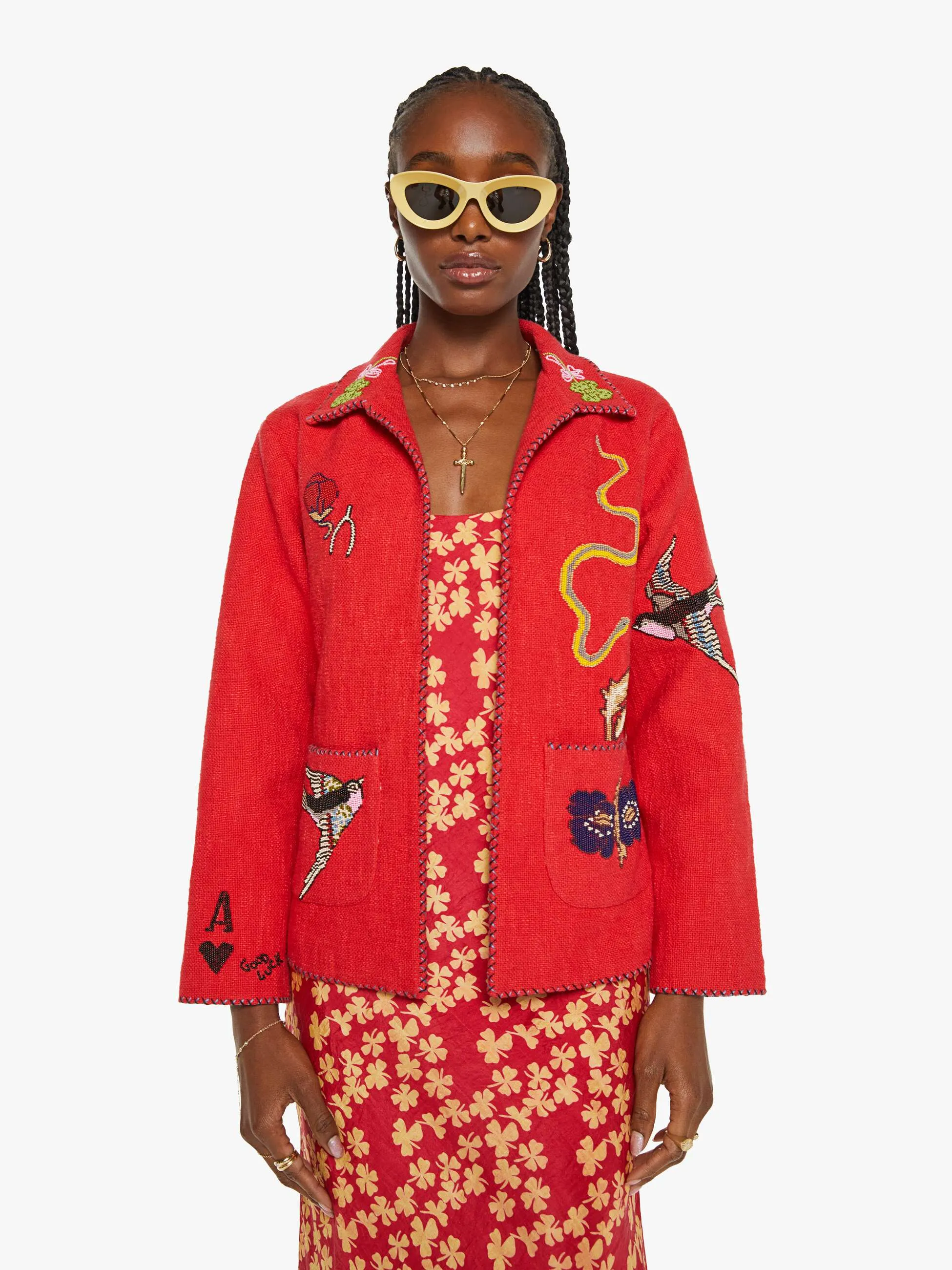 Alix of Bohemia Francis Jacket - Crimson Tattoo