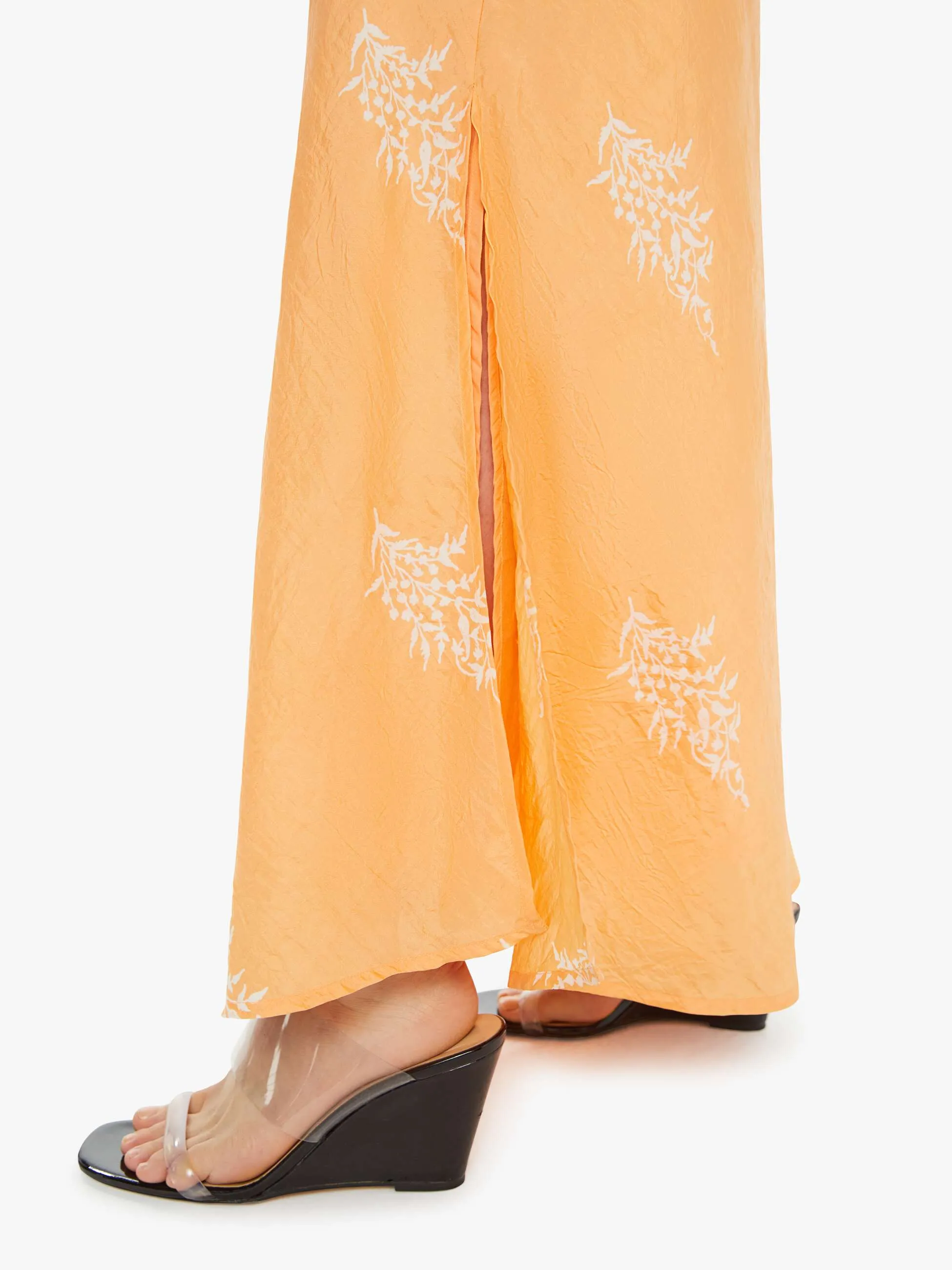 Alix Of Bohemia Lyra Silk Skirt - Hibiscus Rose