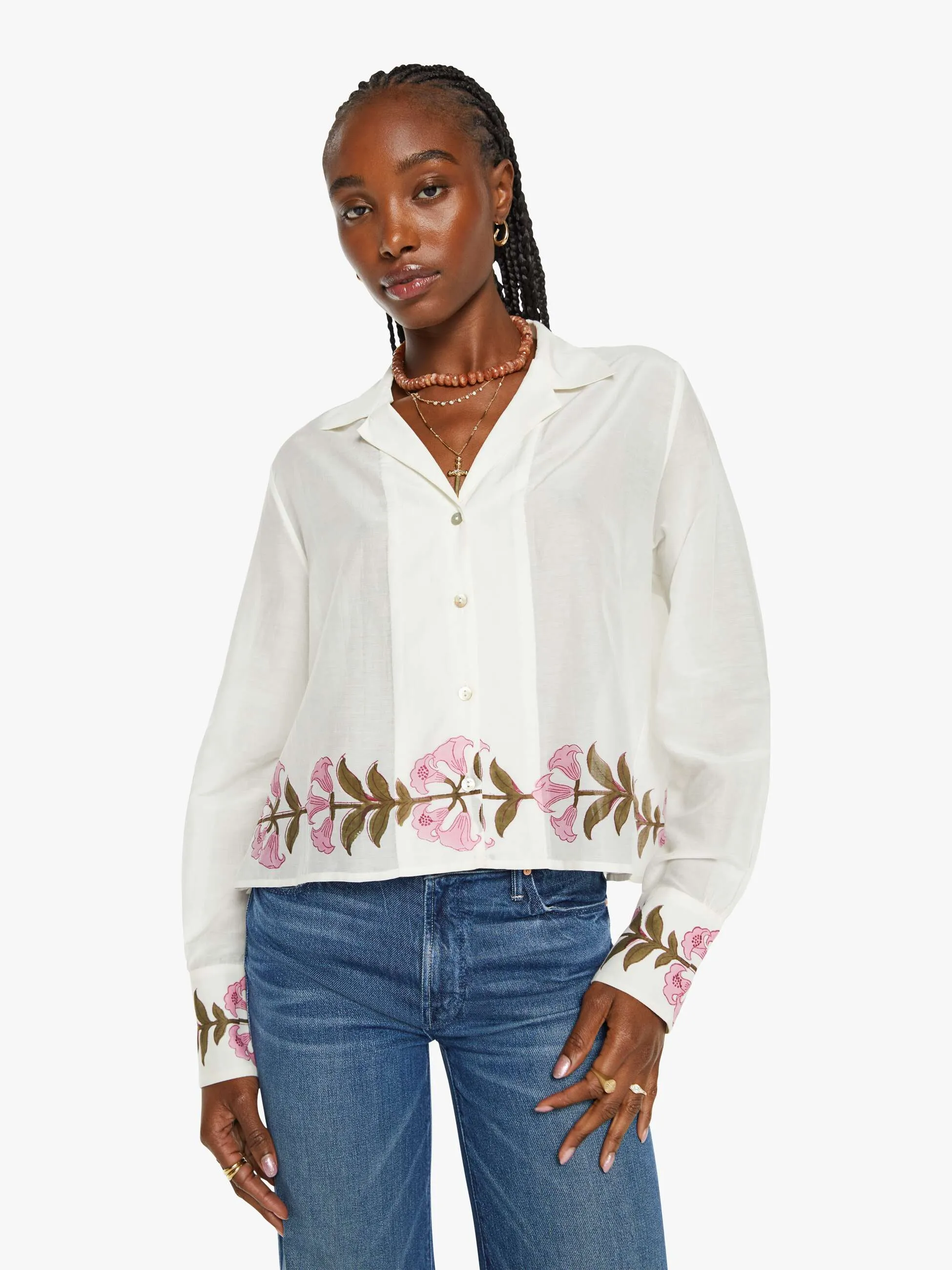 Alix of Bohemia Pippa Shirt - Trumpet Lily