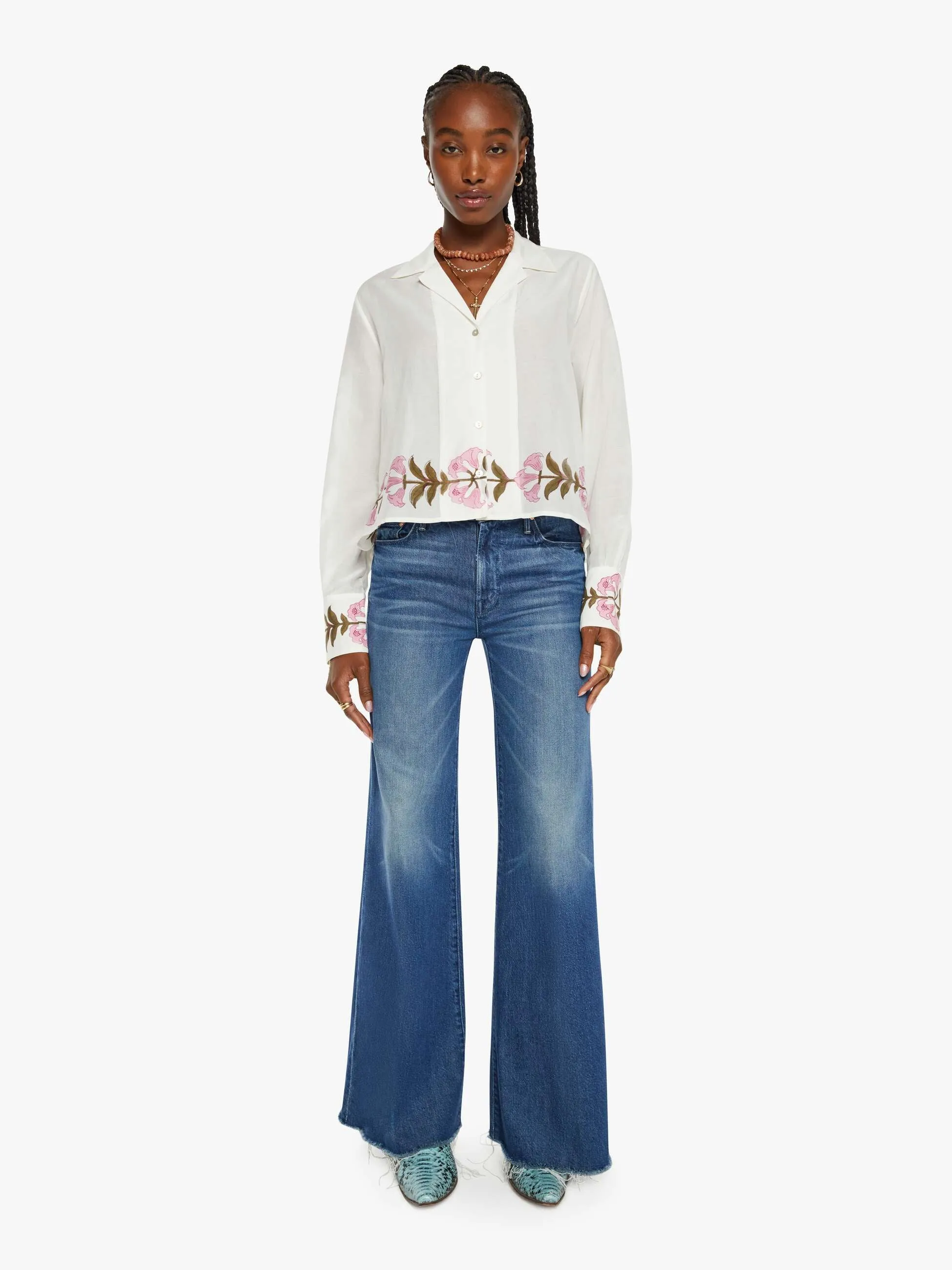 Alix of Bohemia Pippa Shirt - Trumpet Lily