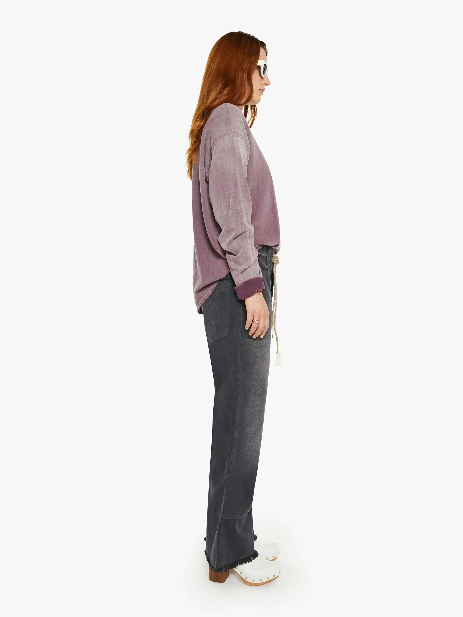 Dr. Collectors P75 Westerner Bell Bottoms - Smoke Black