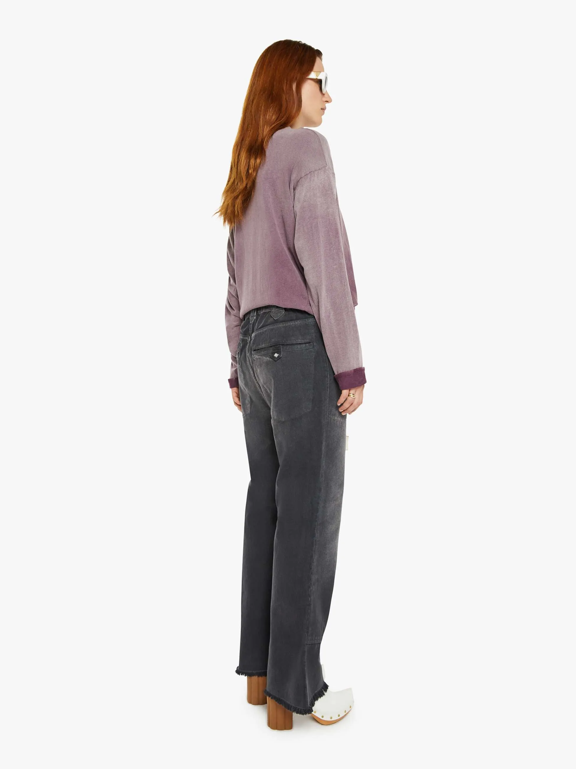 Dr. Collectors P75 Westerner Bell Bottoms - Smoke Black