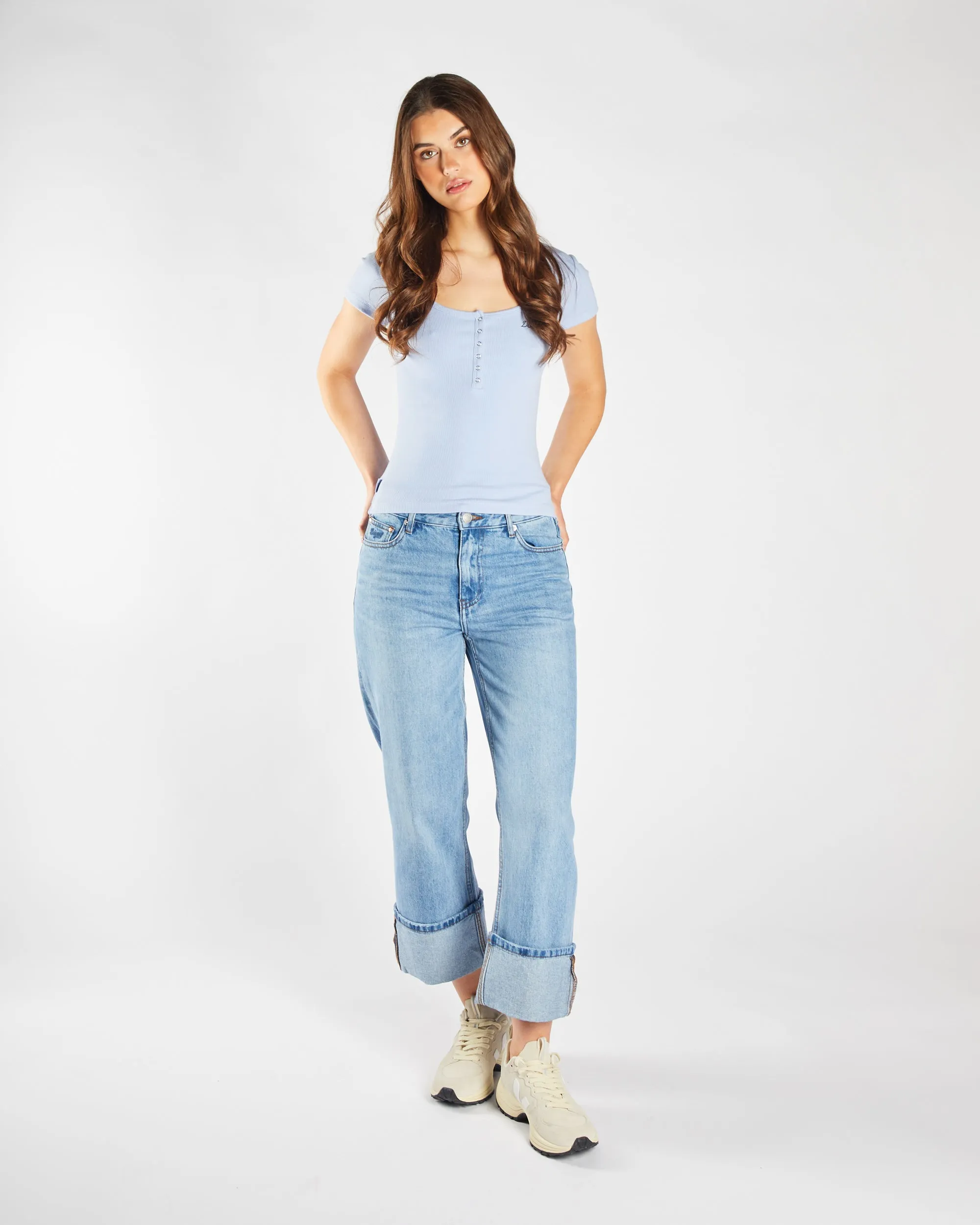 Fable Tee Pale Periwinkle