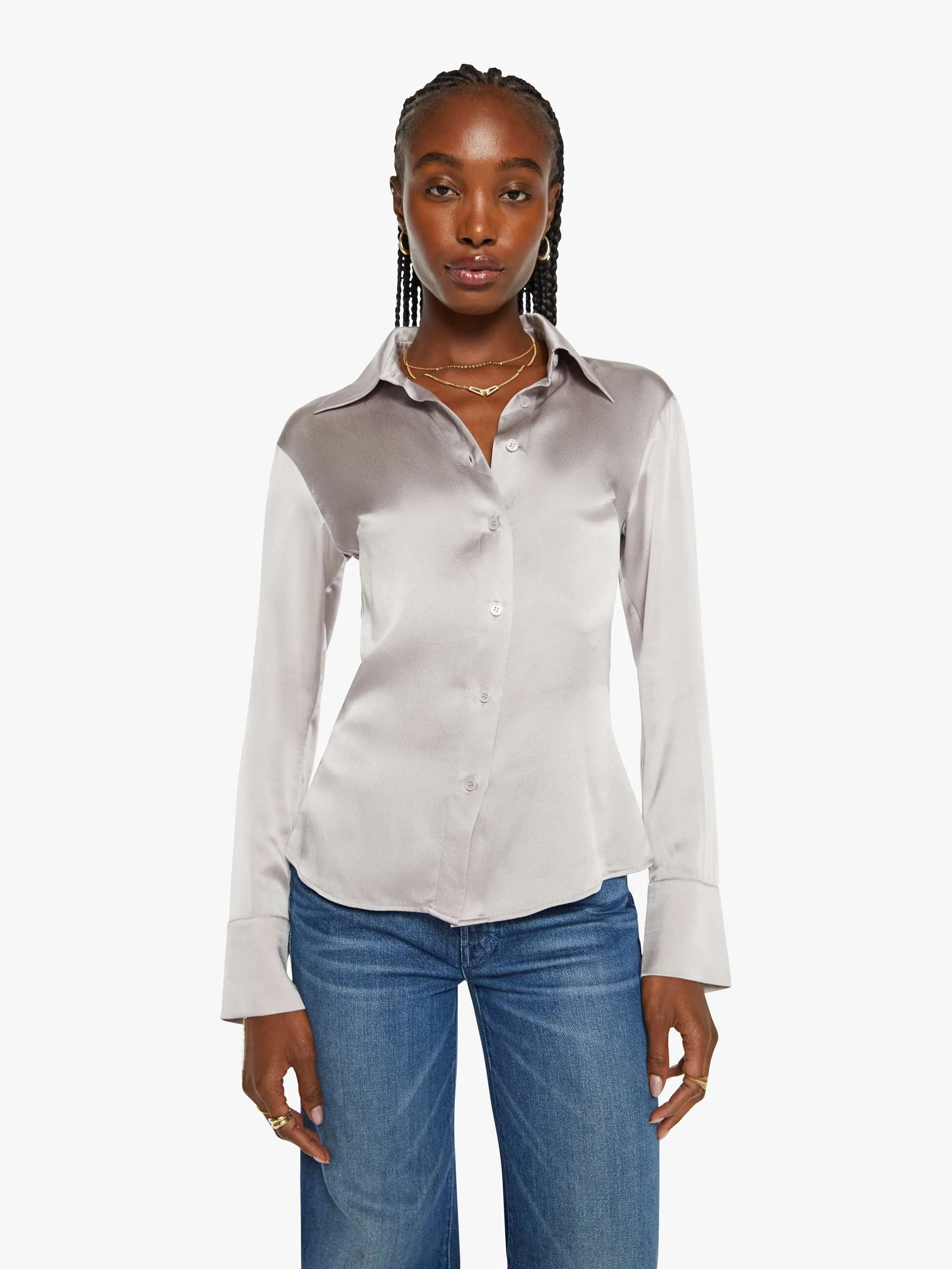 Maria Cher Eloise Shirt - Silver