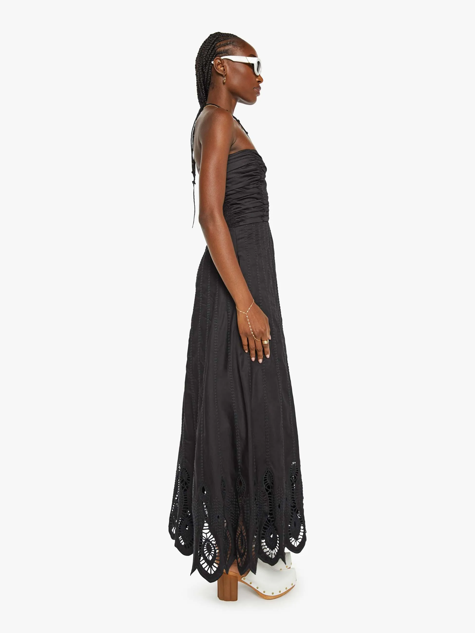 Maria Cher Tori Long Dress - Black