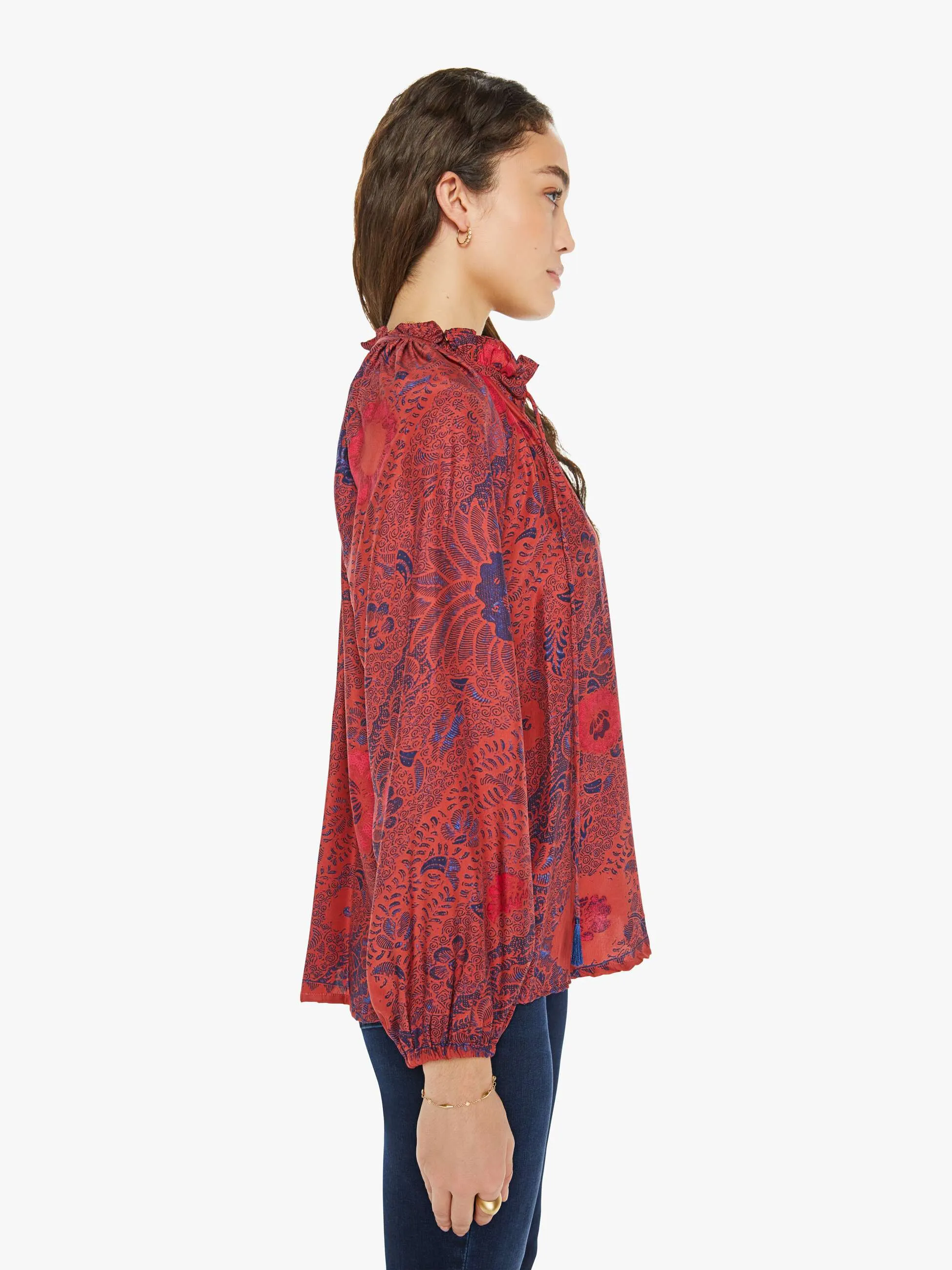 Natalie Martin Penny Blouse - Peacock Currant