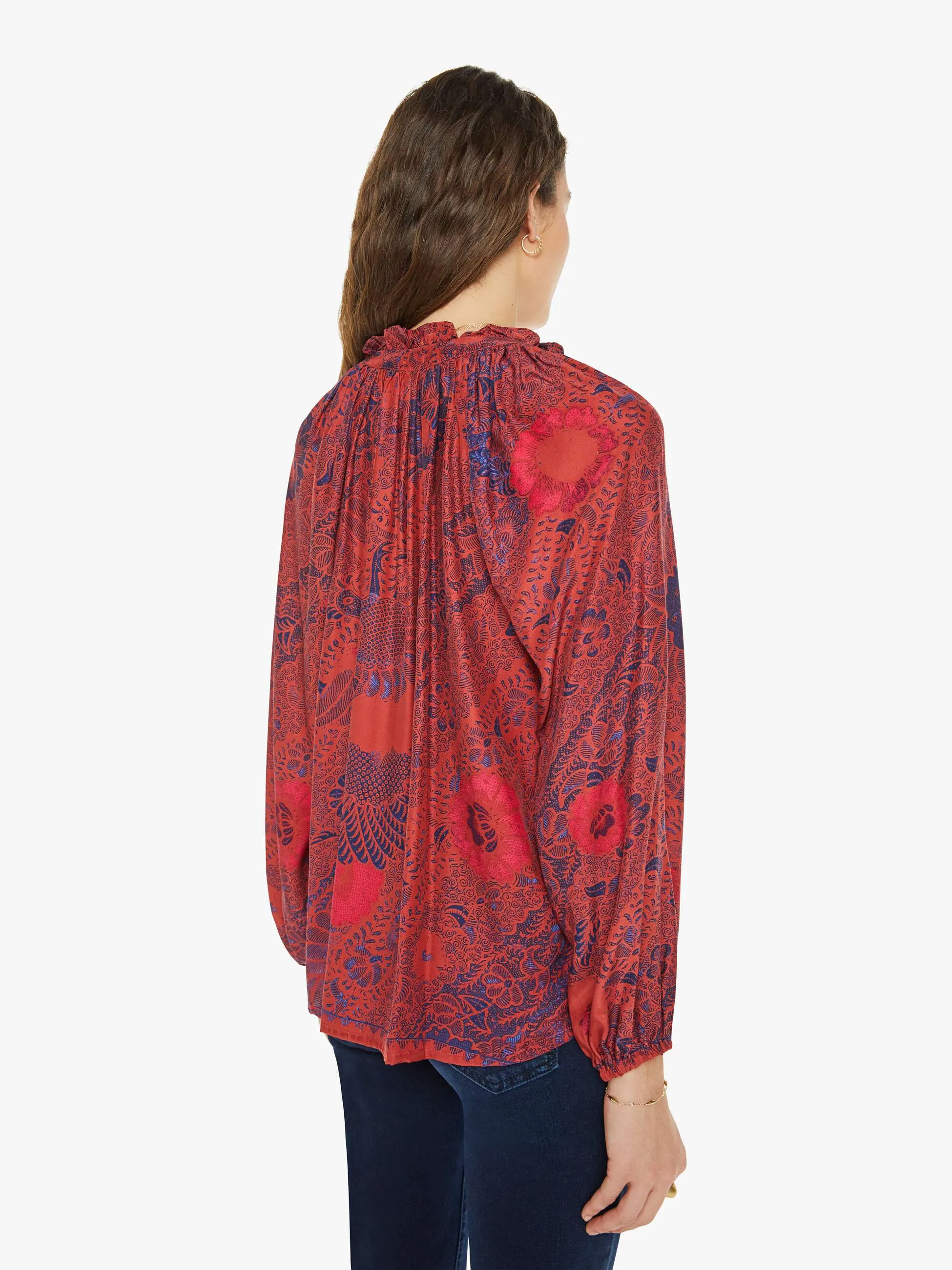 Natalie Martin Penny Blouse - Peacock Currant