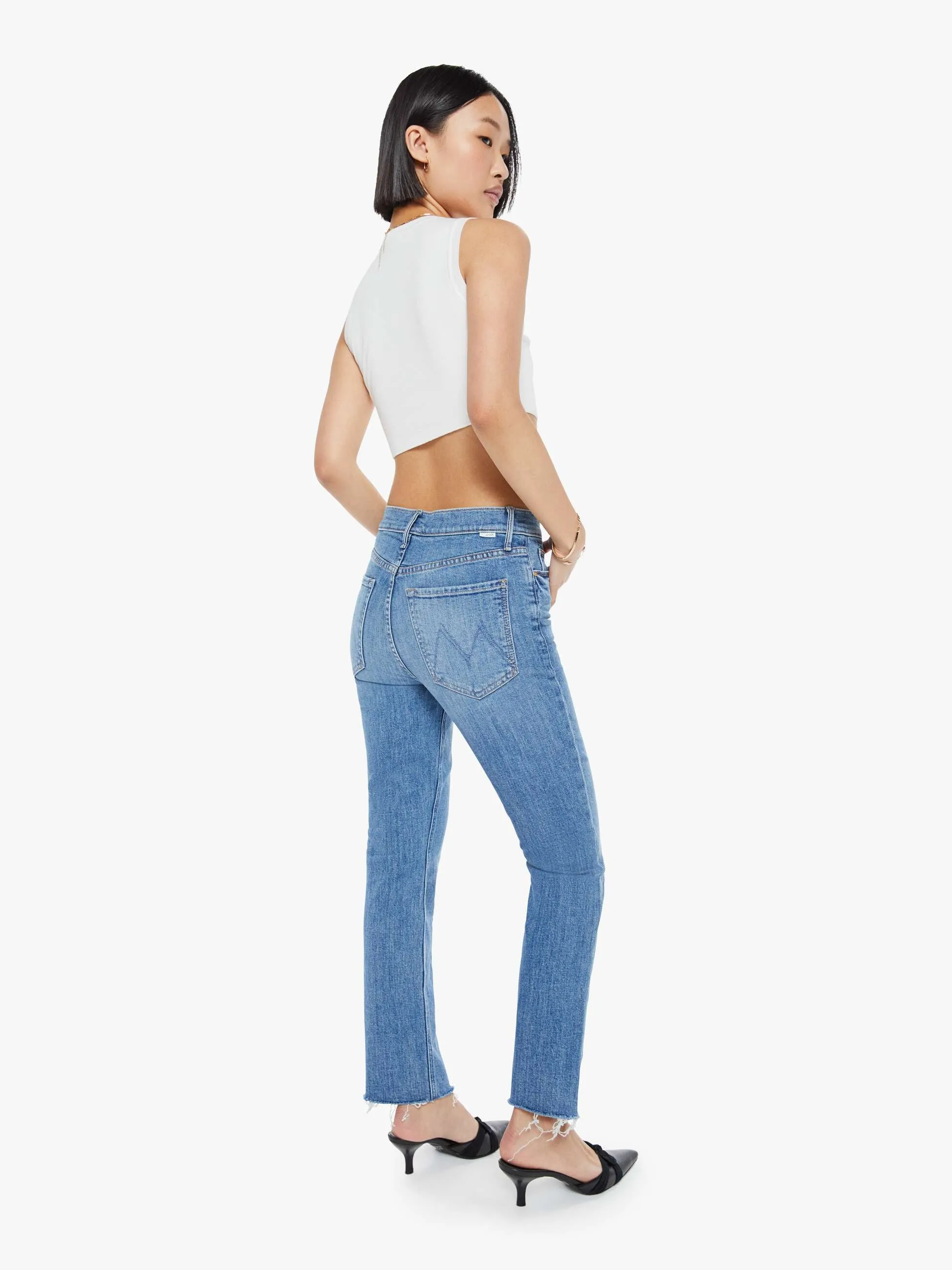 PETITES The Lil Pixie Dazzler Ankle Fray - Boogie Down