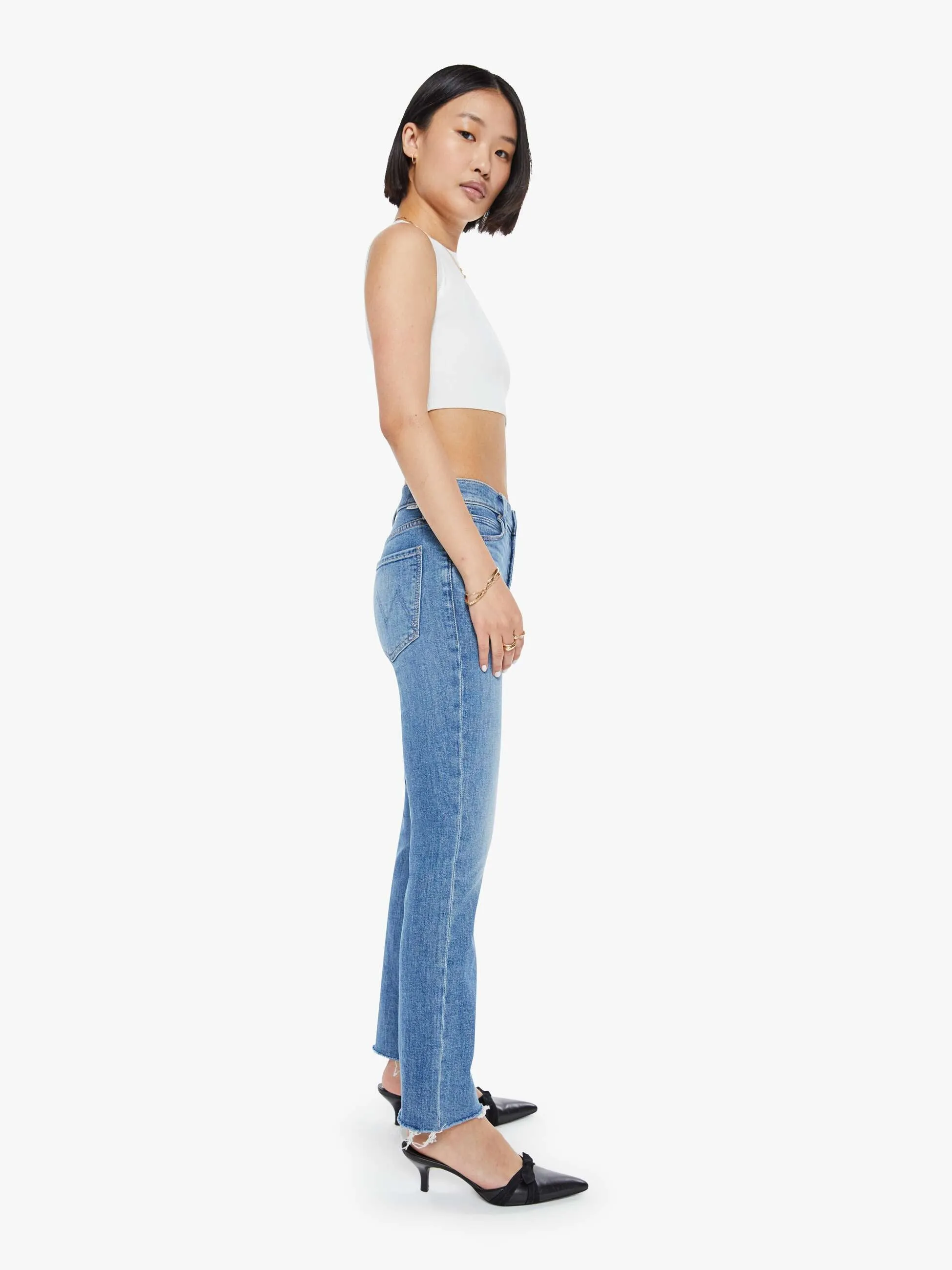PETITES The Lil Pixie Dazzler Ankle Fray - Boogie Down
