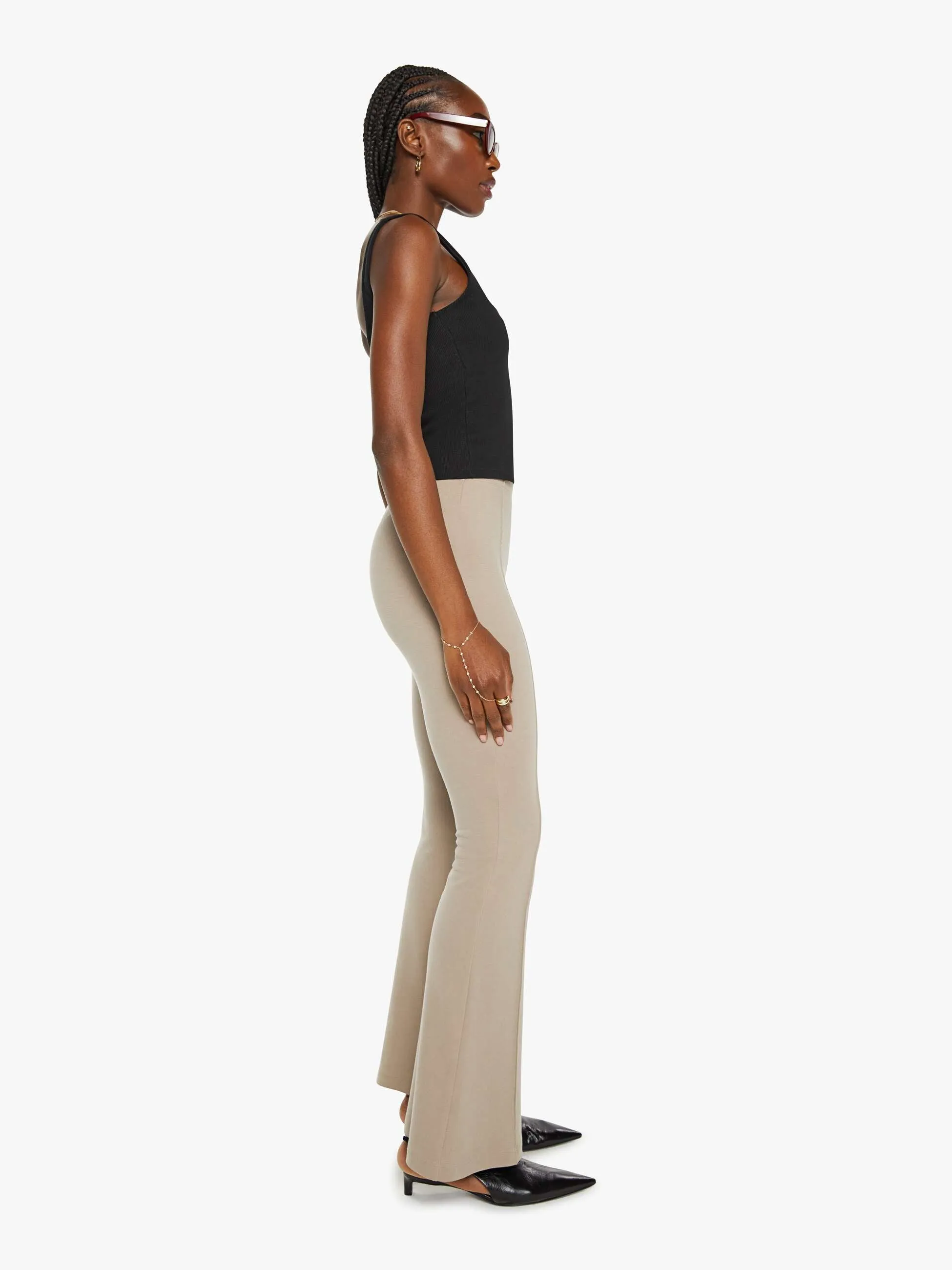SABLYN Bailey High Rise Pintuck Flare Pant - Eco Gravel