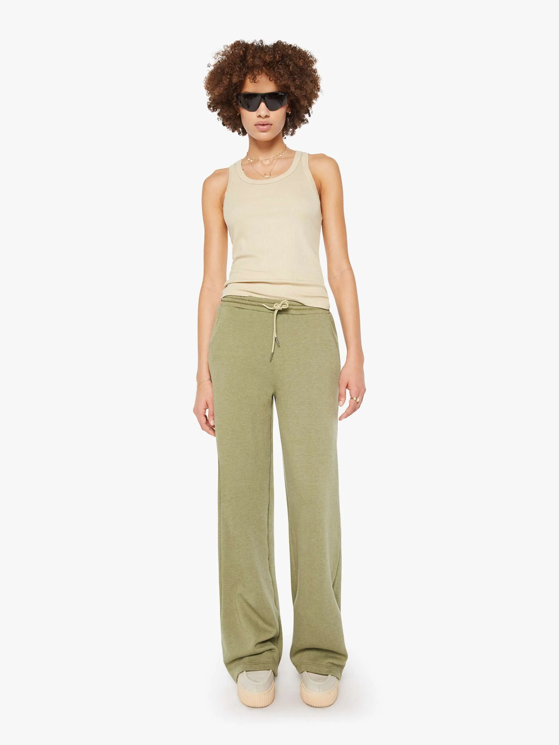 SPRWMN Baggy Sweatpants - Basil