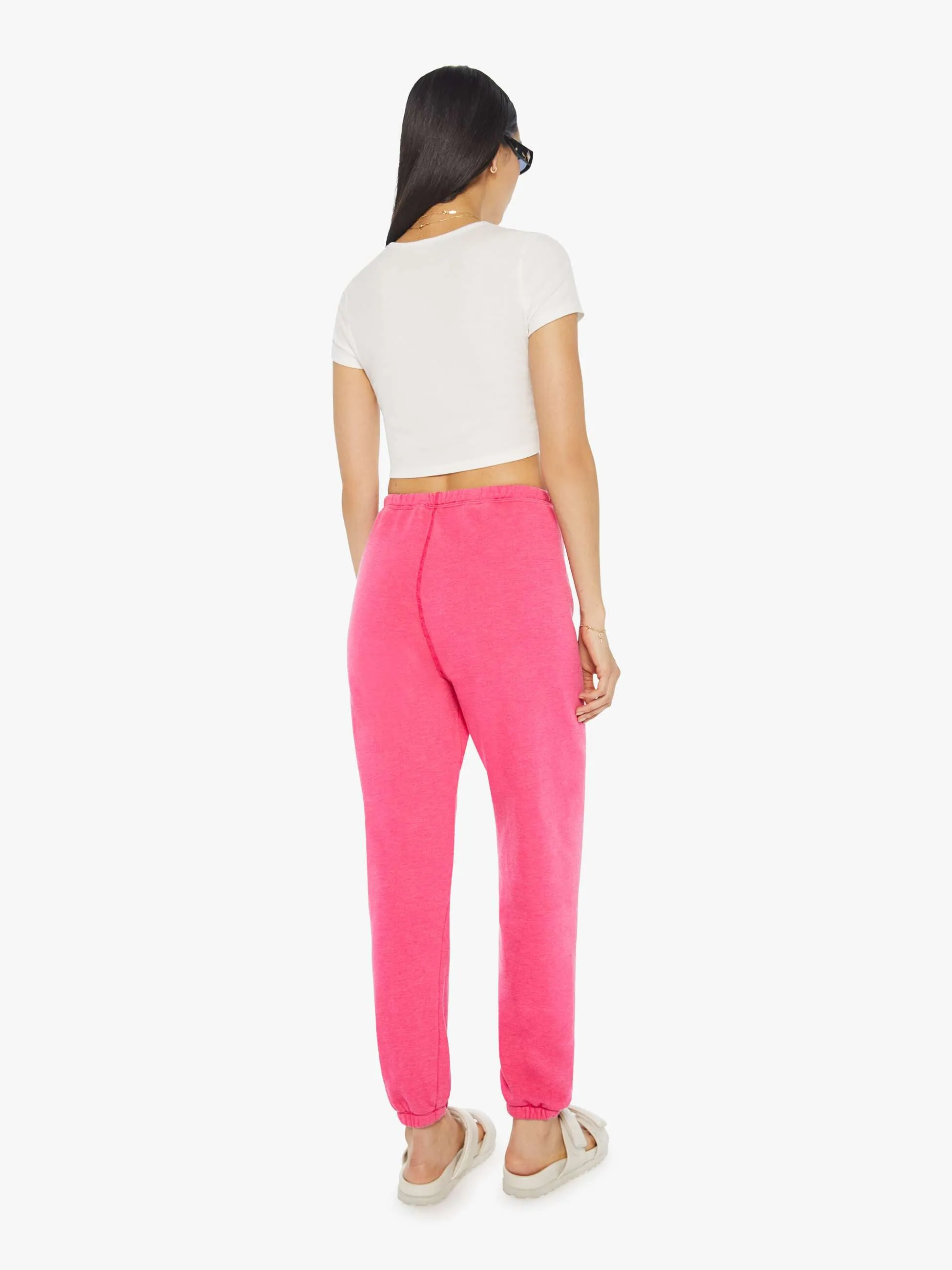 SPRWMN Heart Sweatpants - Hot Pink