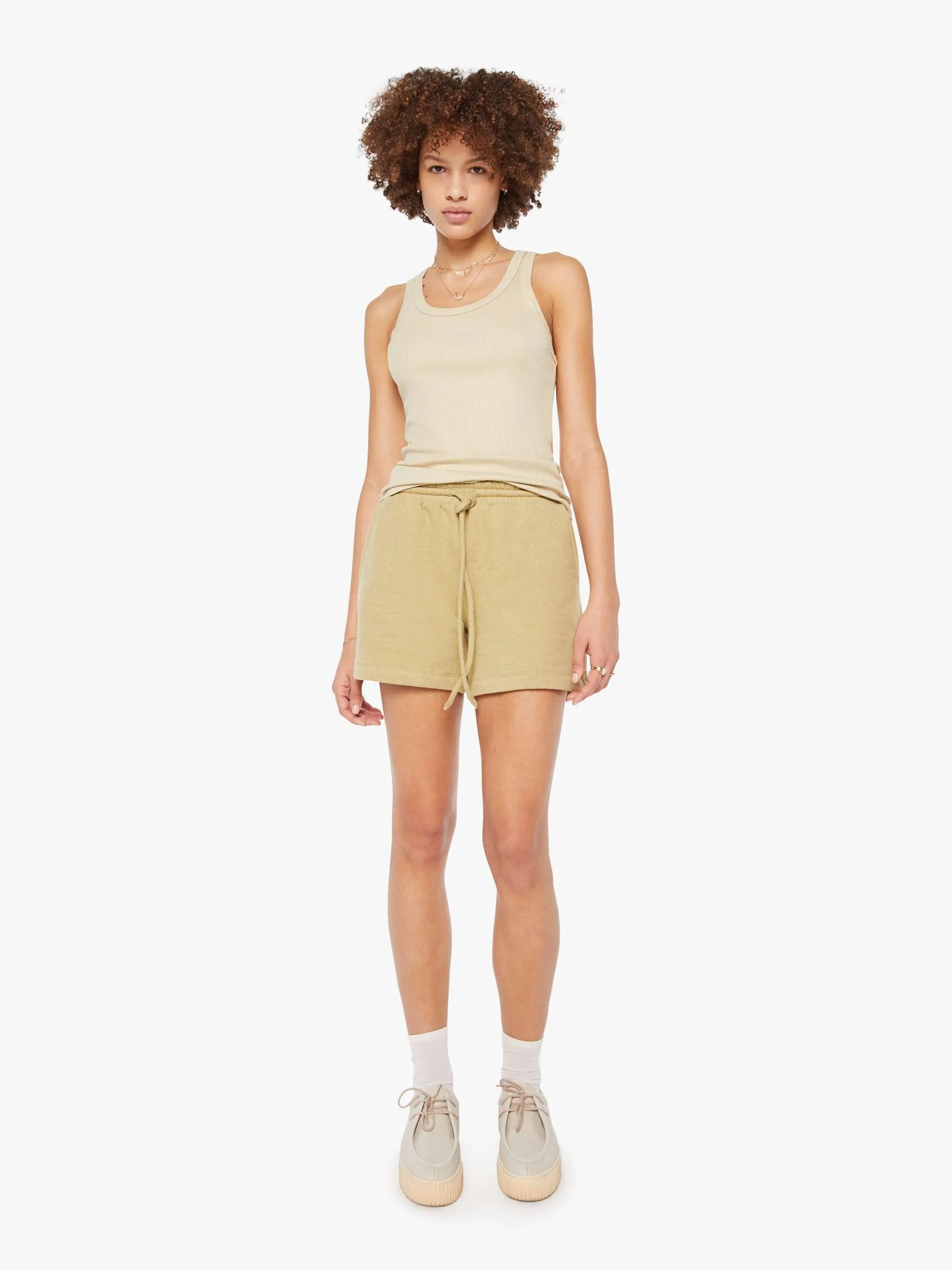SPRWMN Sweatshorts - Pistachio Melange