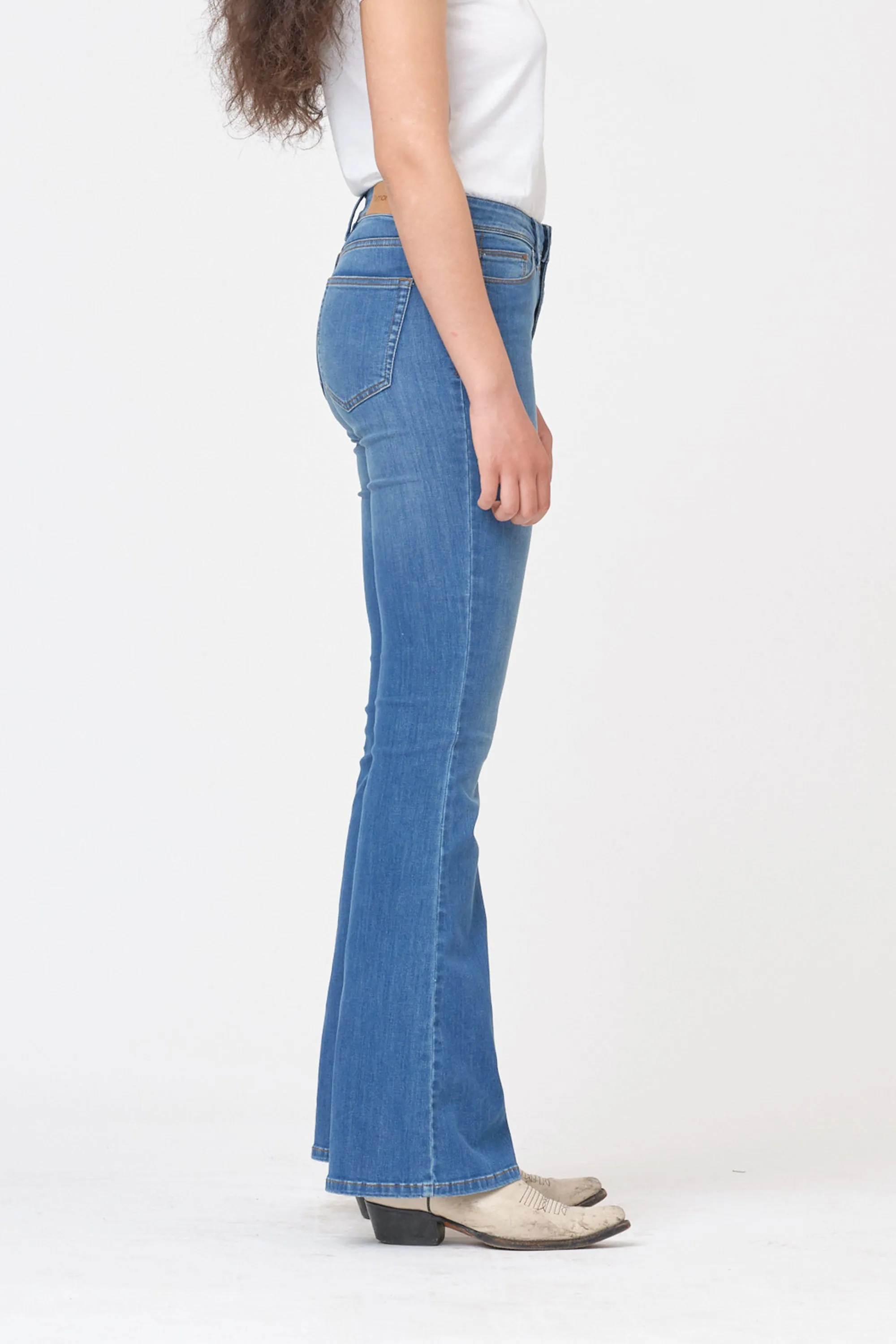 TD Albert Flare Jeans wash Florence - Denim Blue