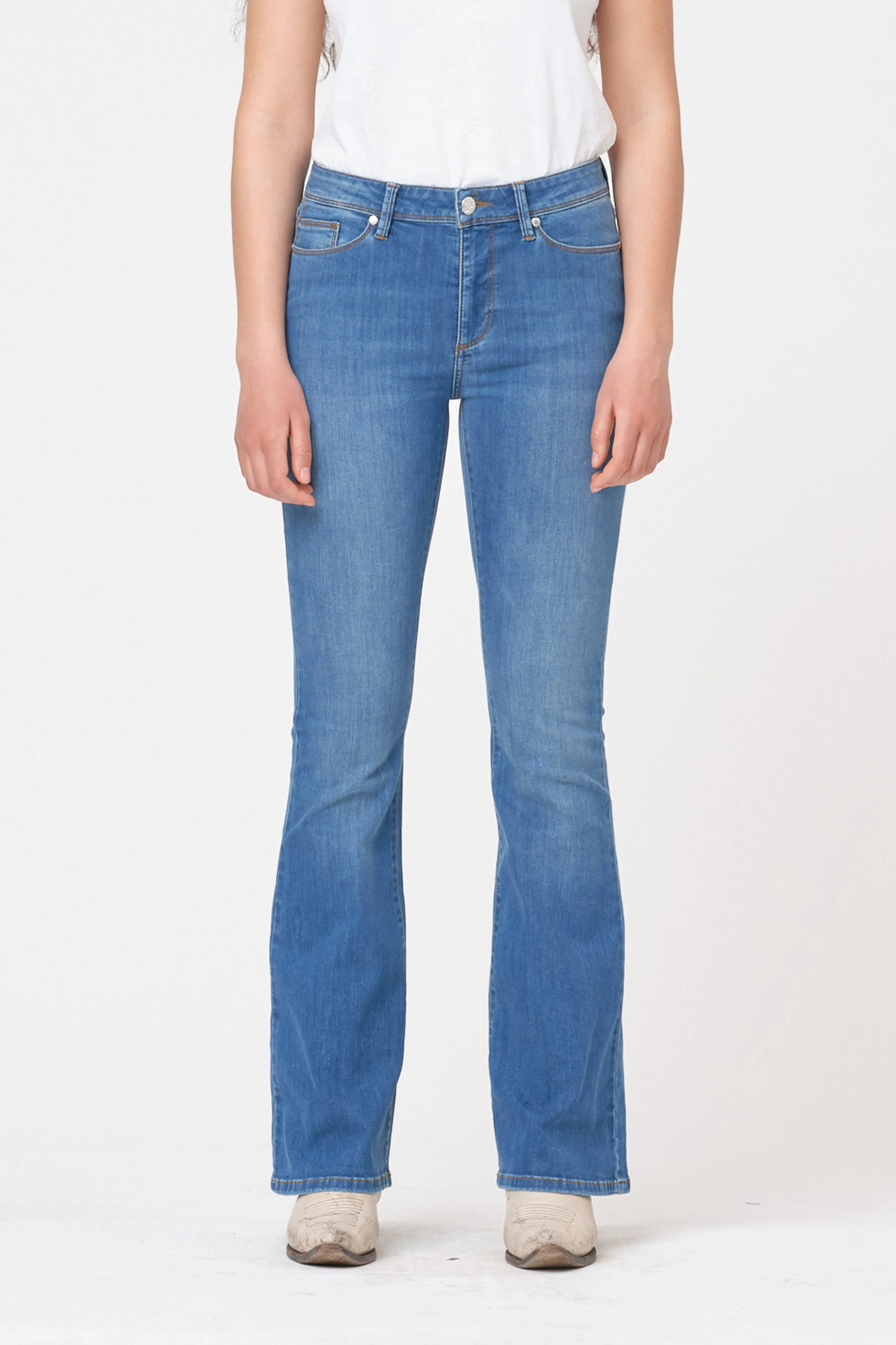 TD Albert Flare Jeans wash Florence - Denim Blue