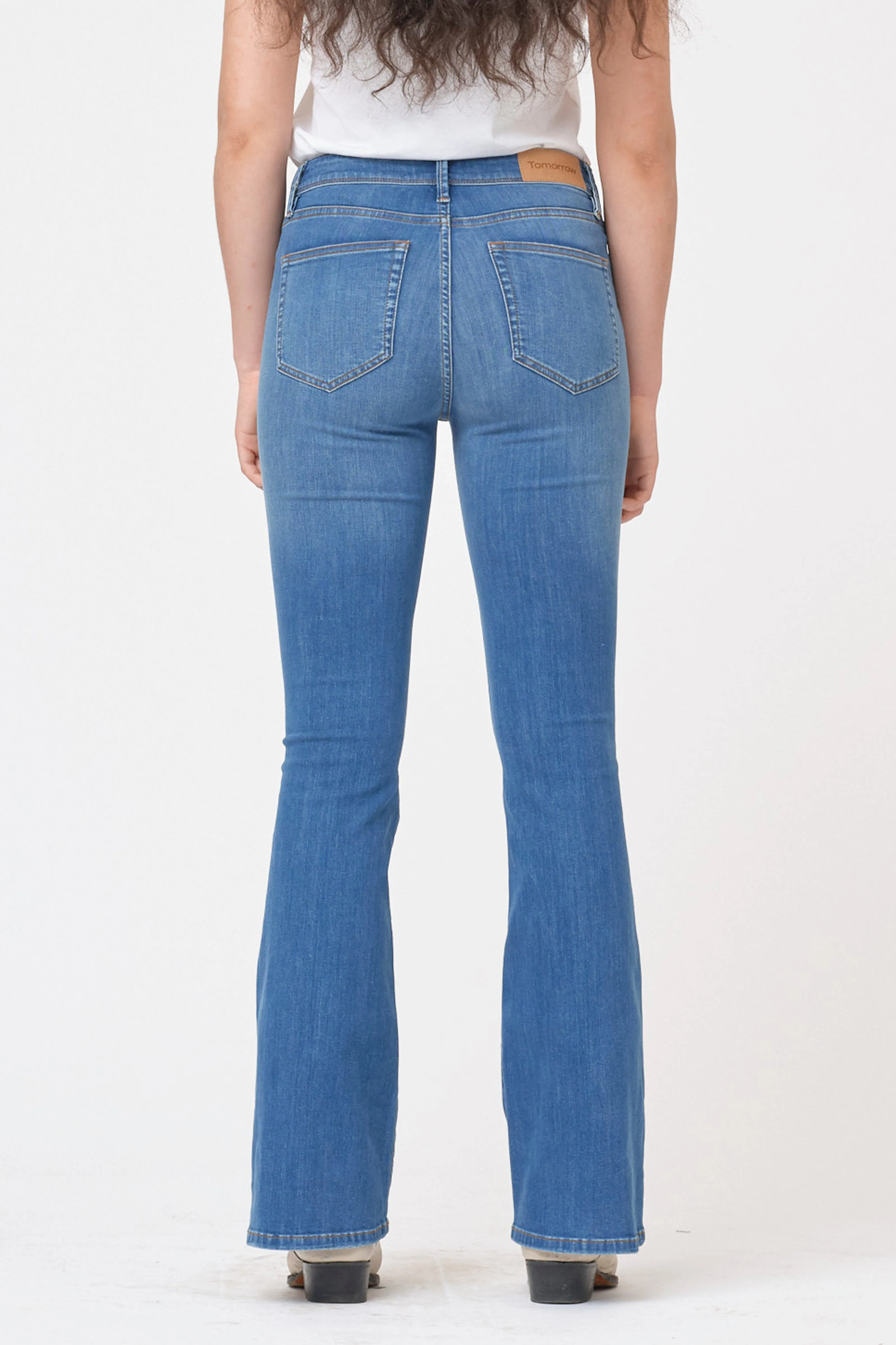 TD Albert Flare Jeans wash Florence - Denim Blue