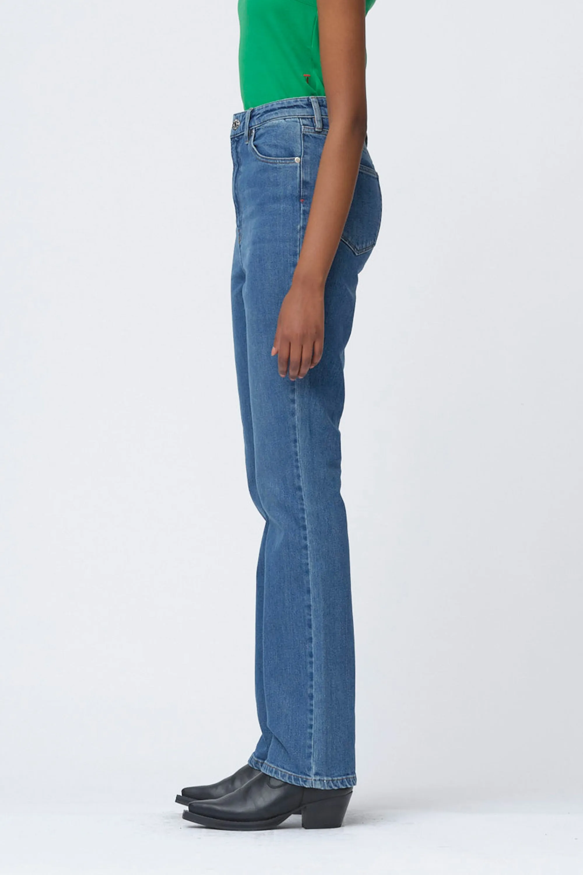 TD Amber UHW Jeans wash Dark Iowa - Denim Blue