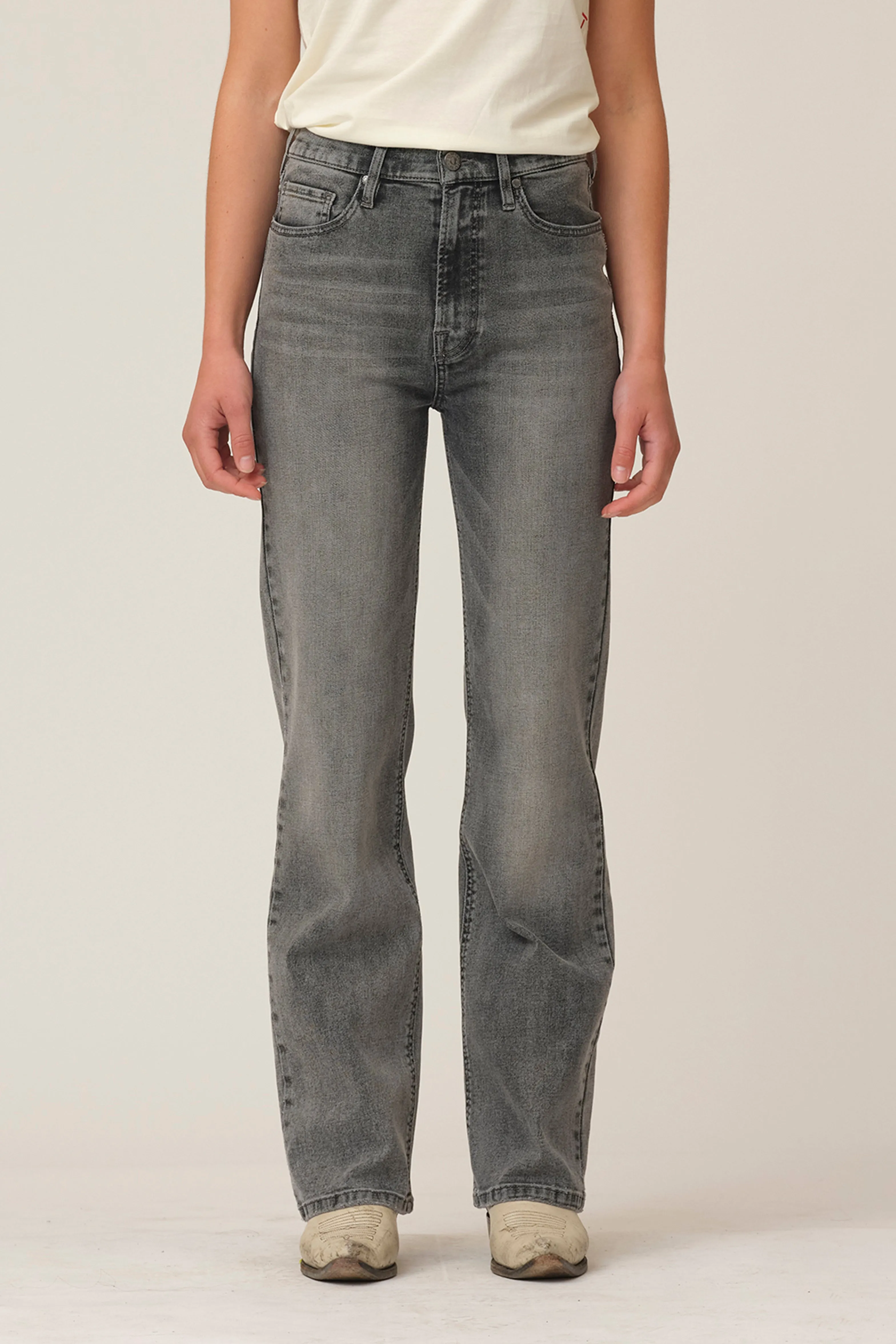TD Brown Jeans Wash Vintage Grey - Grey