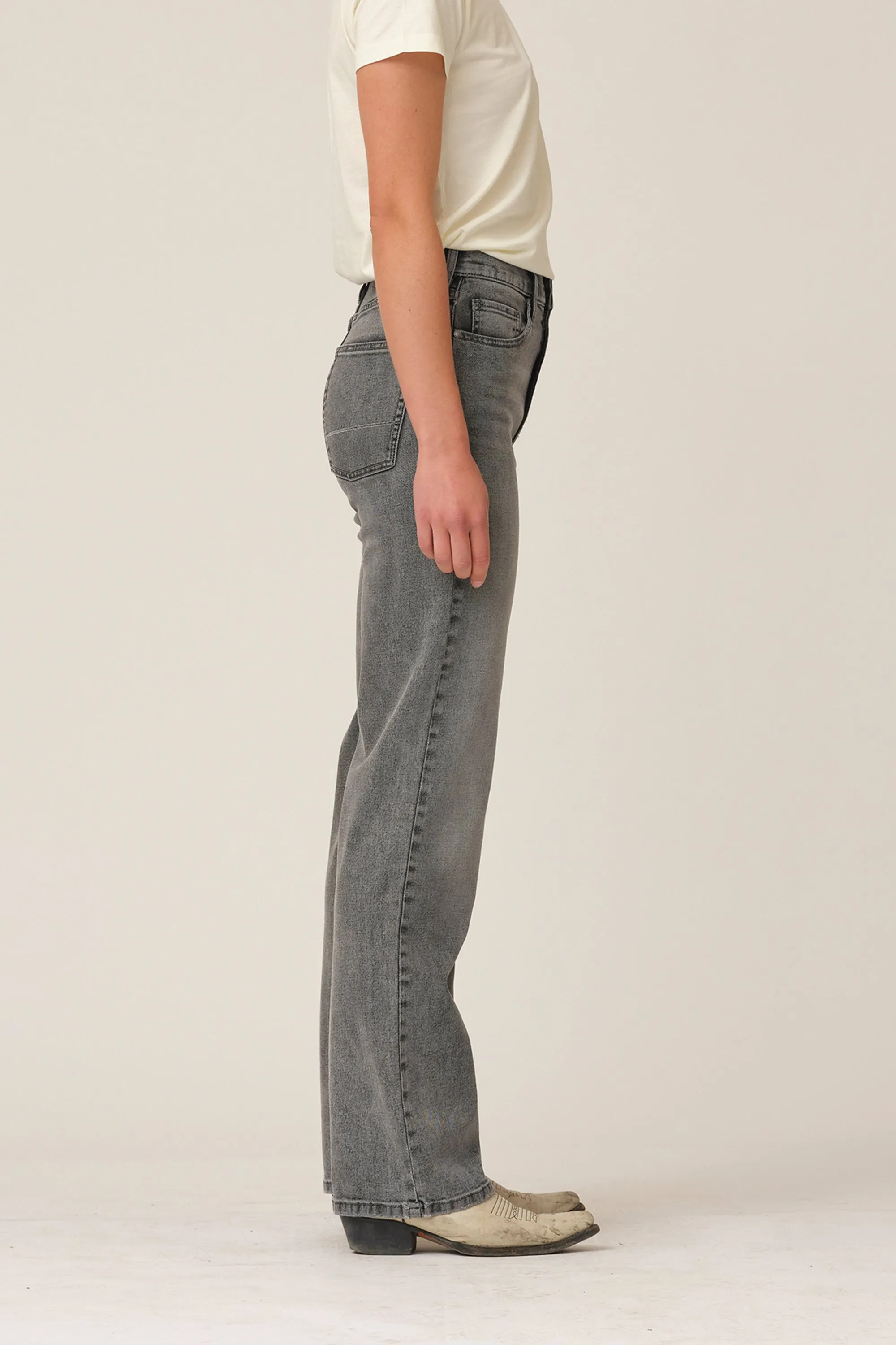 TD Brown Jeans Wash Vintage Grey - Grey