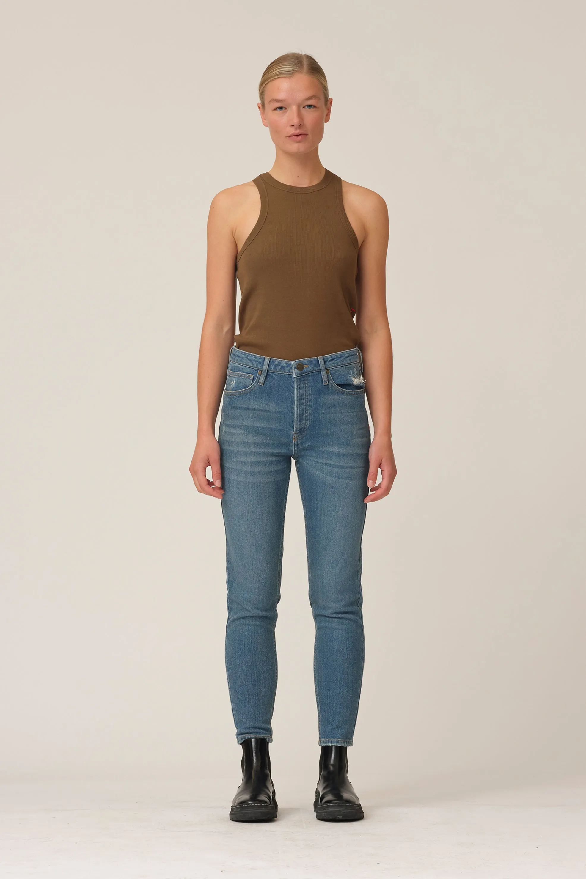 TD Hepburn Jeans Wash Kairo - Denim Blue