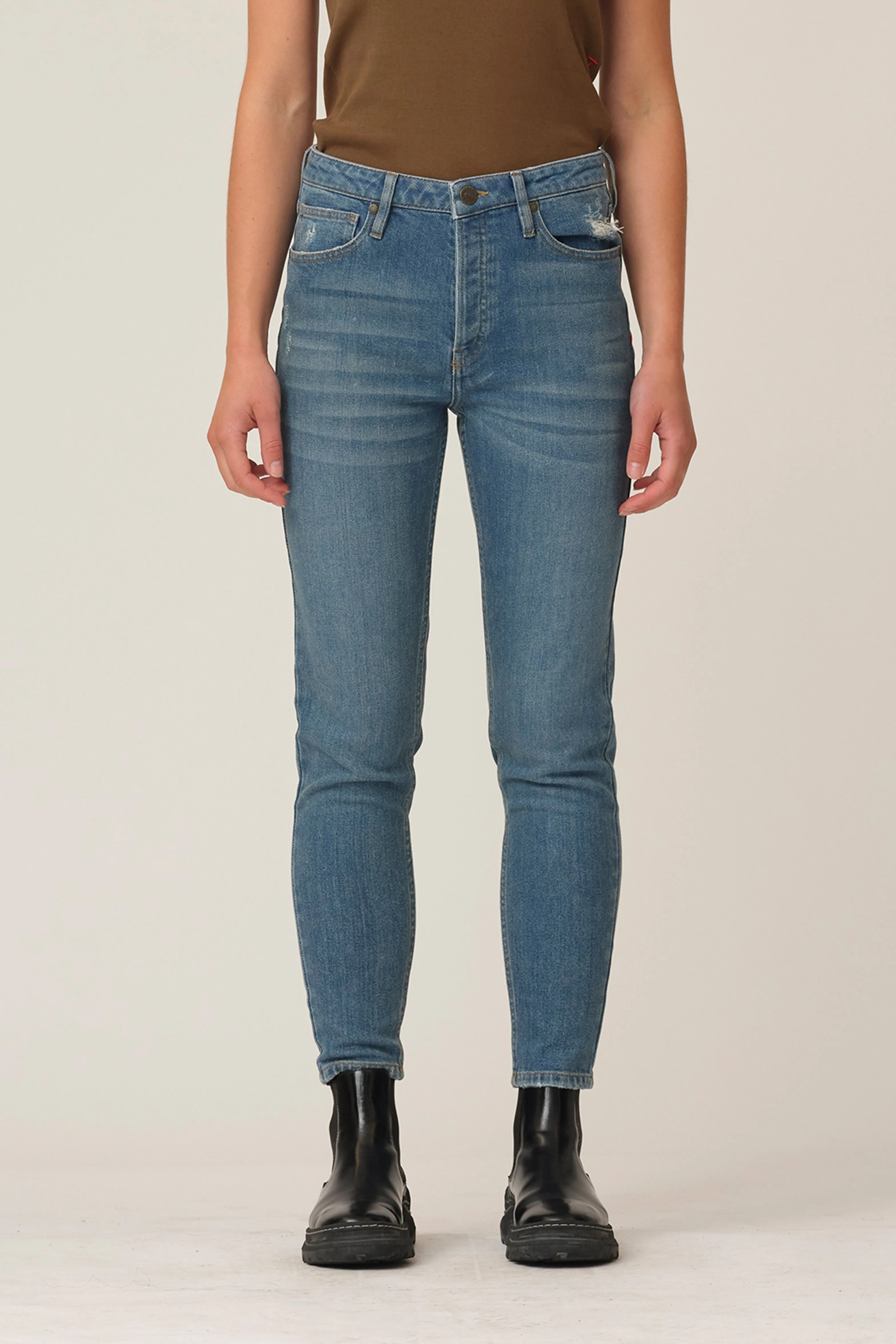 TD Hepburn Jeans Wash Kairo - Denim Blue