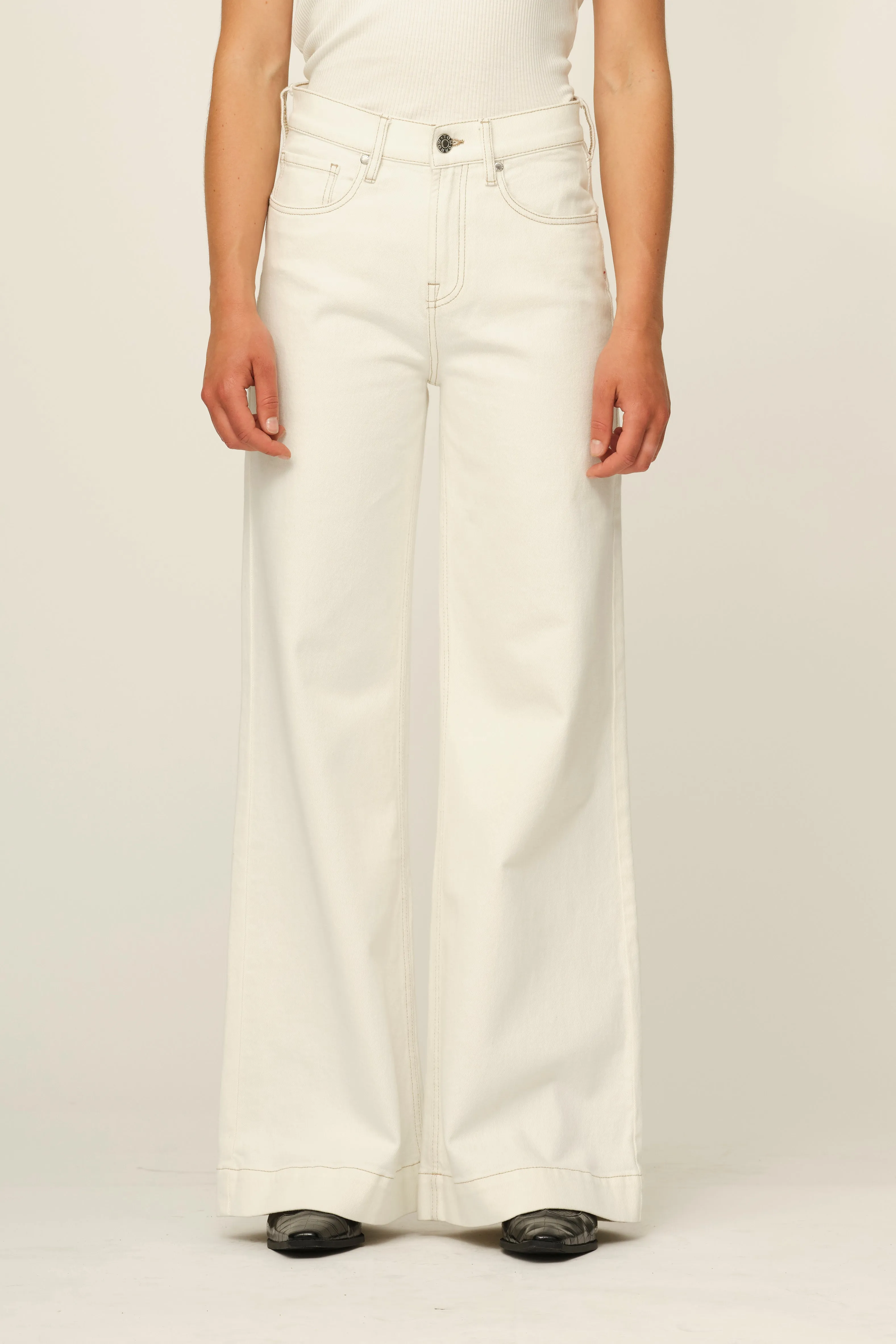 TD Kersee Jeans Wash Ecru - Ecru