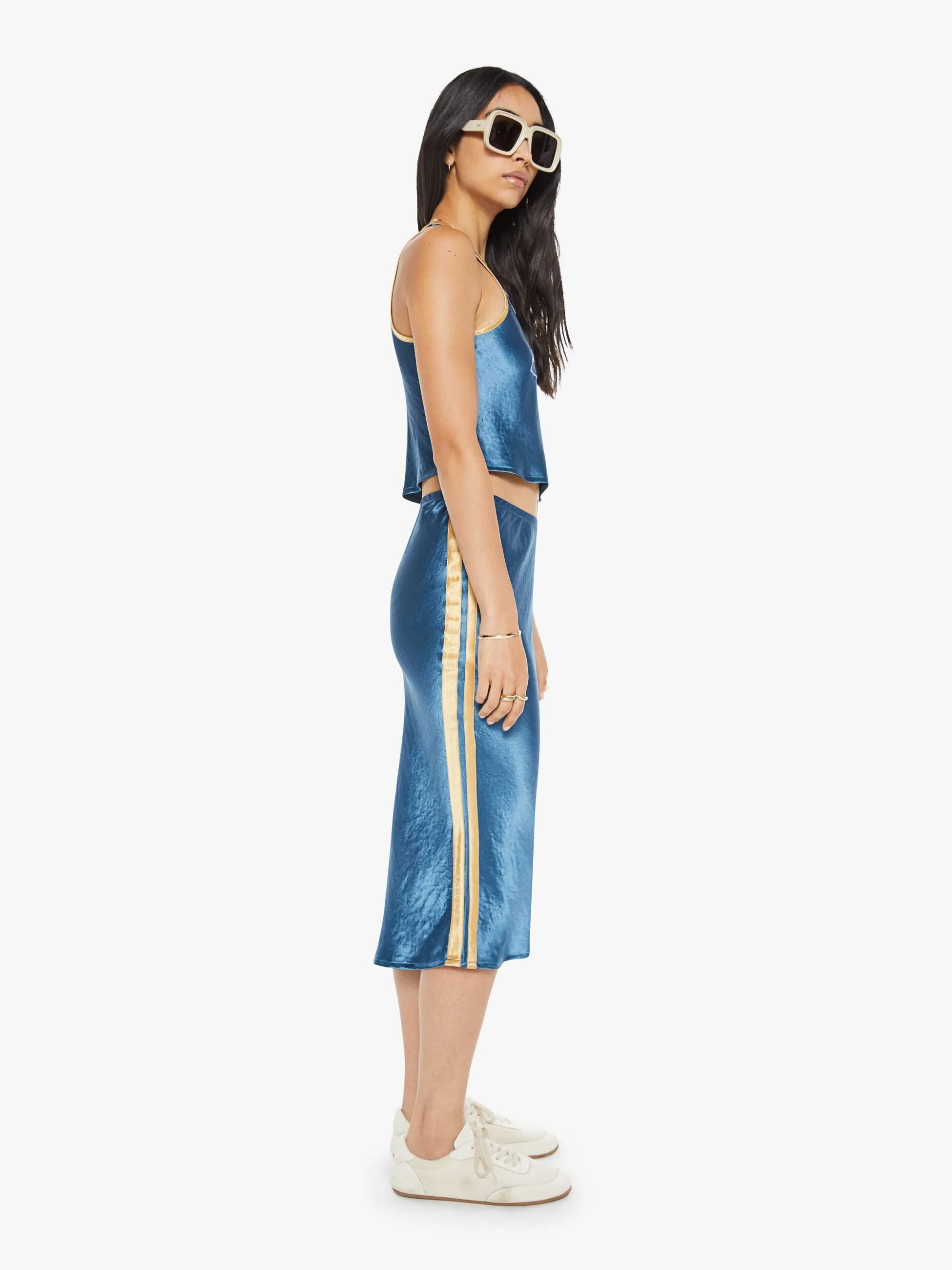 The Athletic Skirt - Marine And Yellow