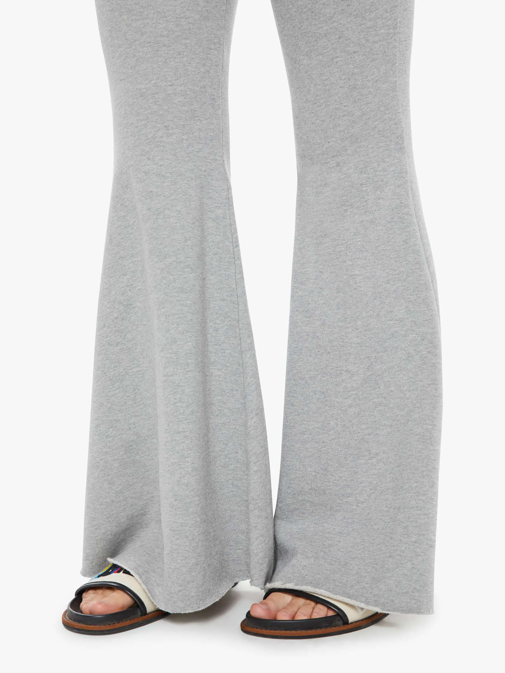The Exposed Elastic Flare Pant - MOTHER Sparkle