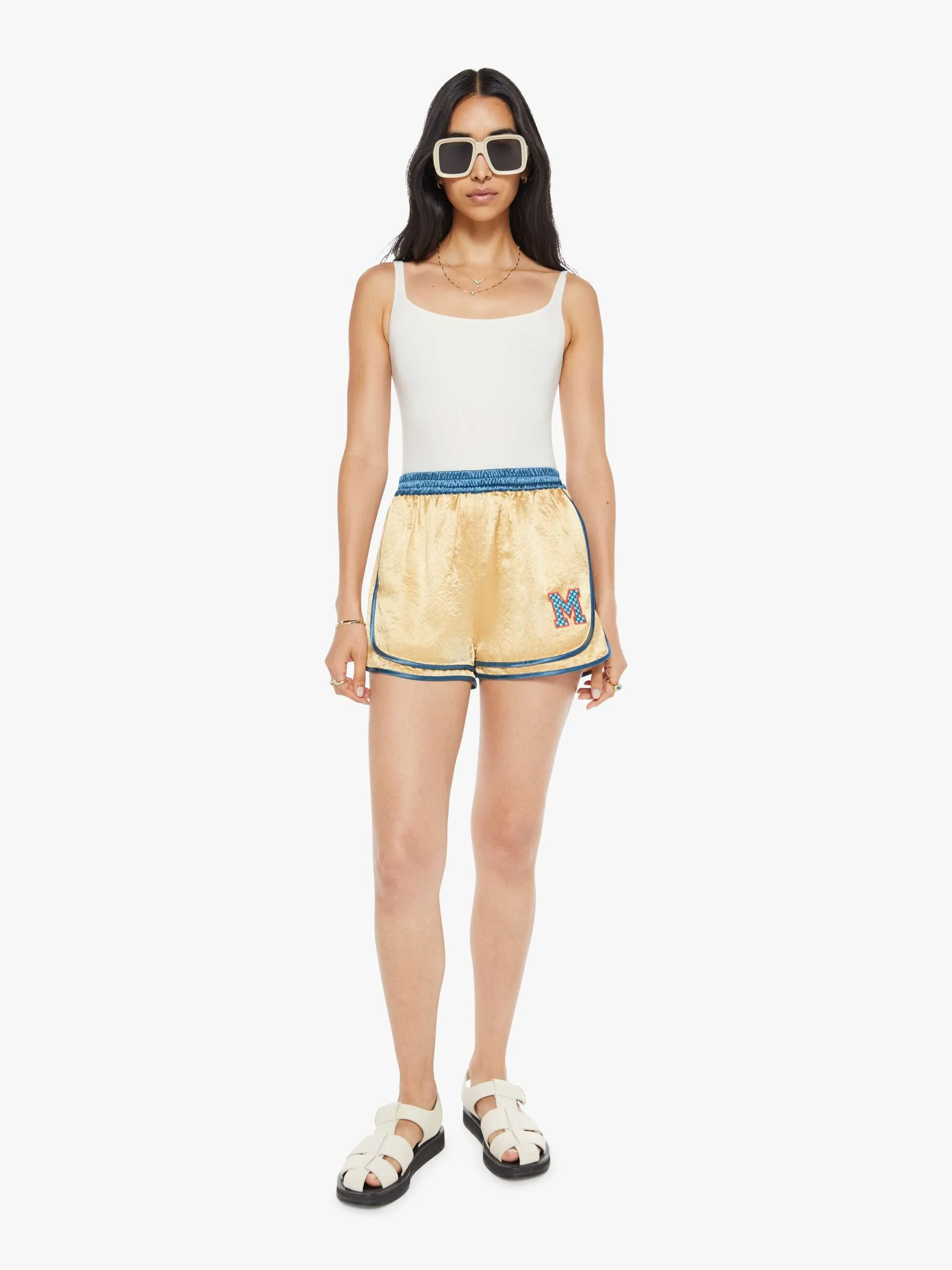 The Fight Night Short - Yellow And Marine