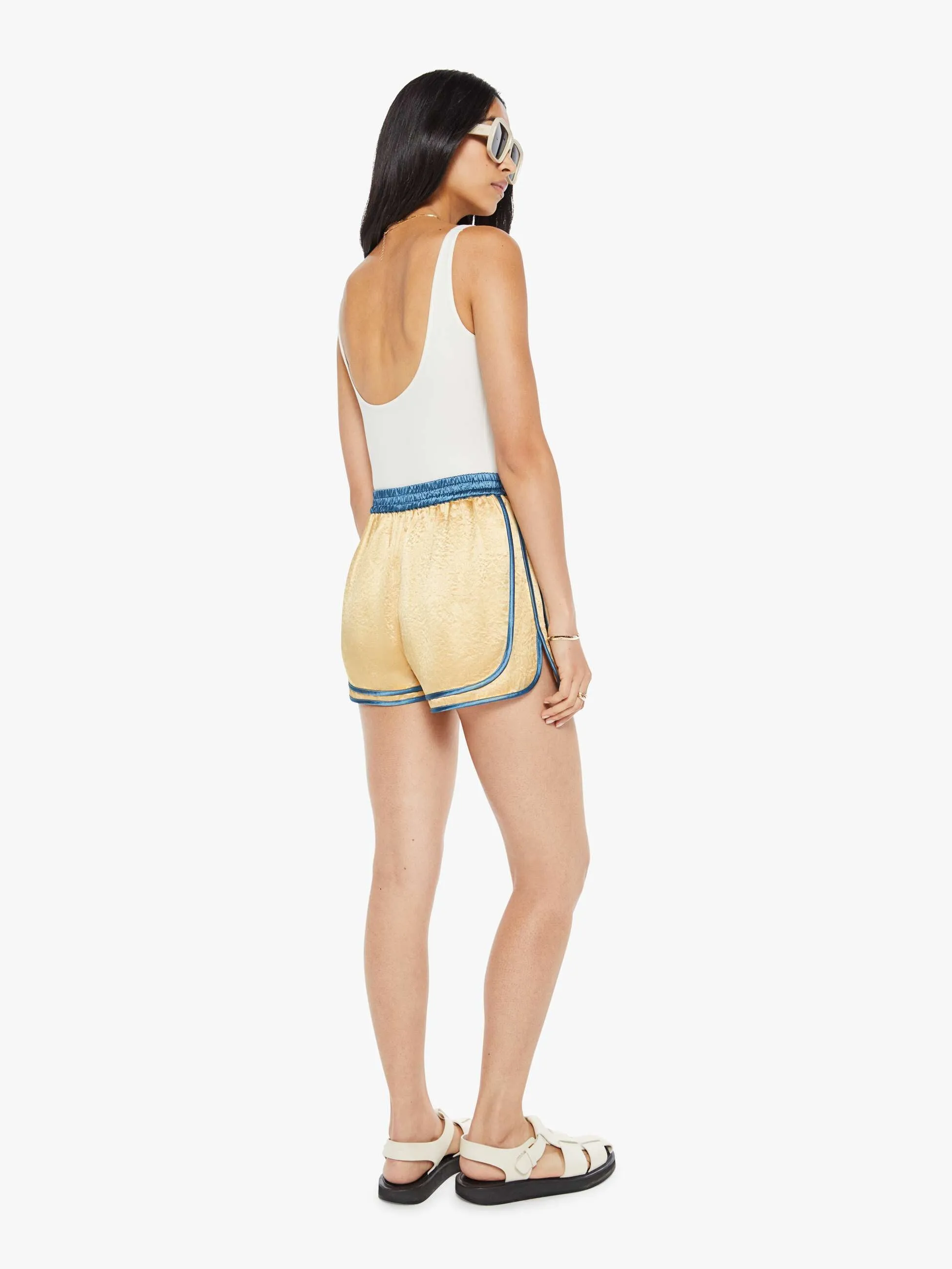 The Fight Night Short - Yellow And Marine
