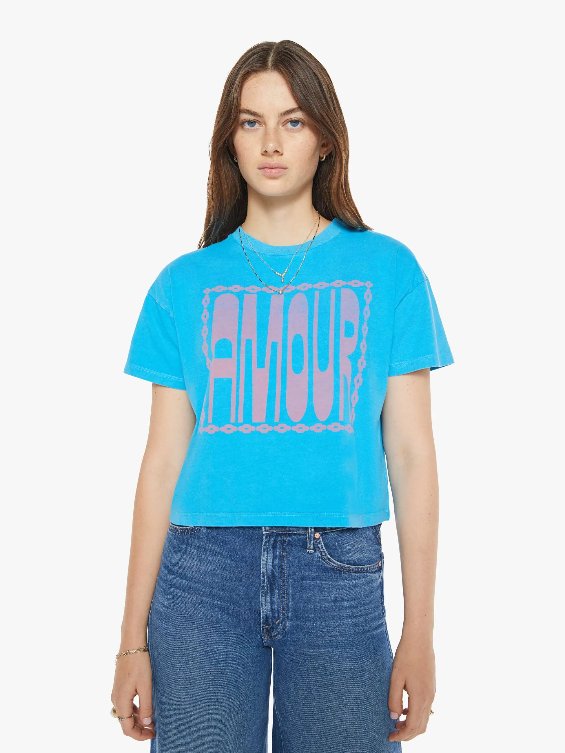 The Grab Bag Crop Tee - Amour