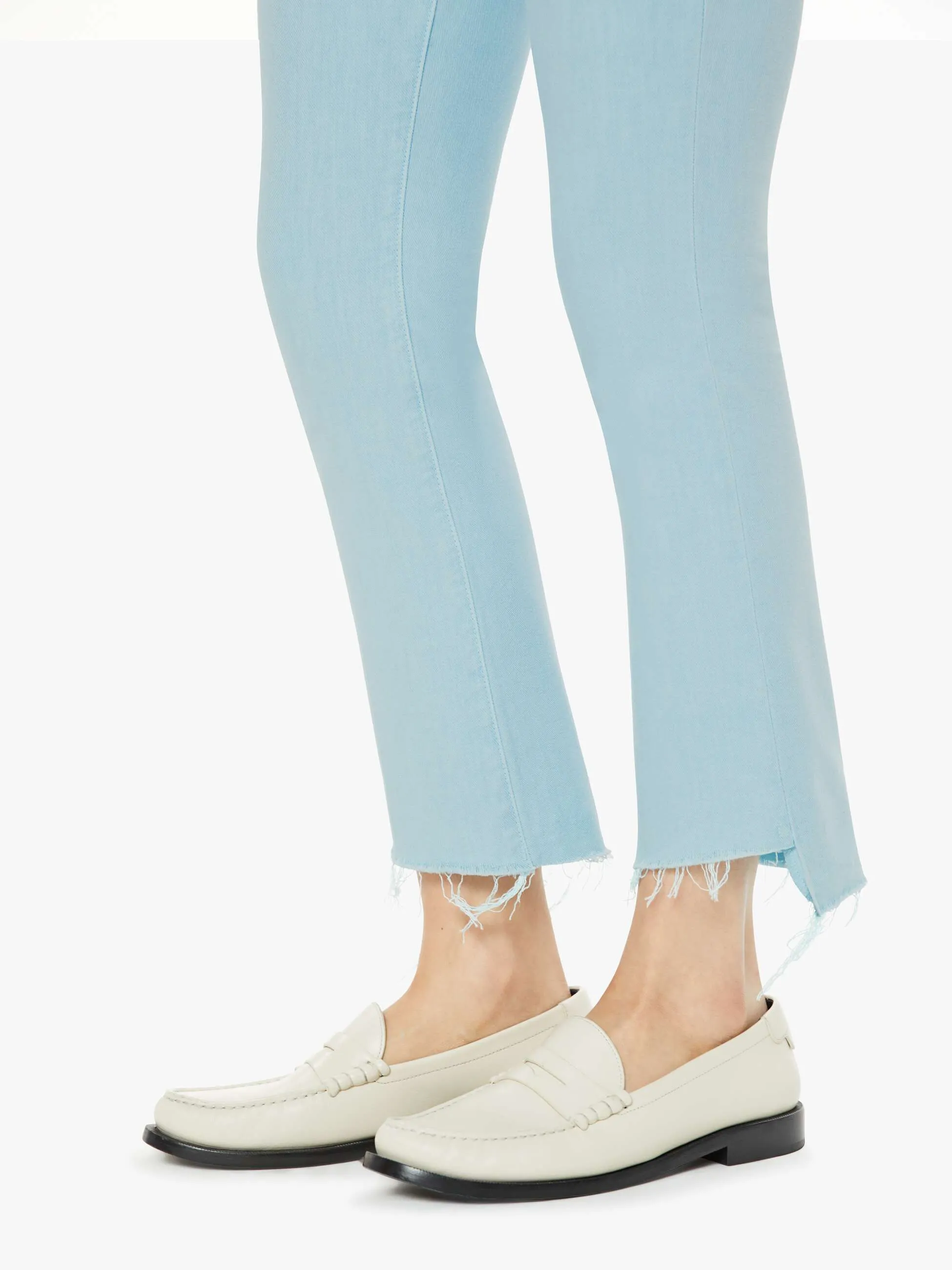 The Insider Crop Step Fray - Blue Glow