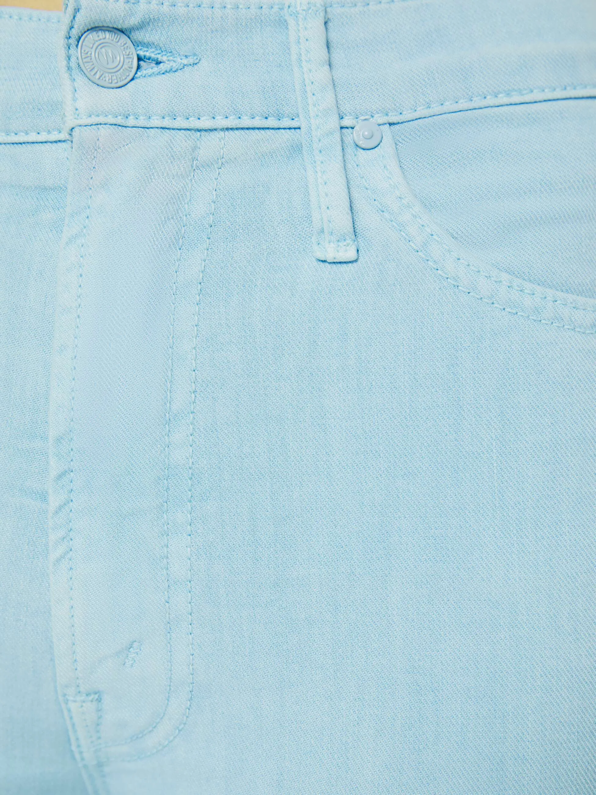 The Insider Crop Step Fray - Blue Glow