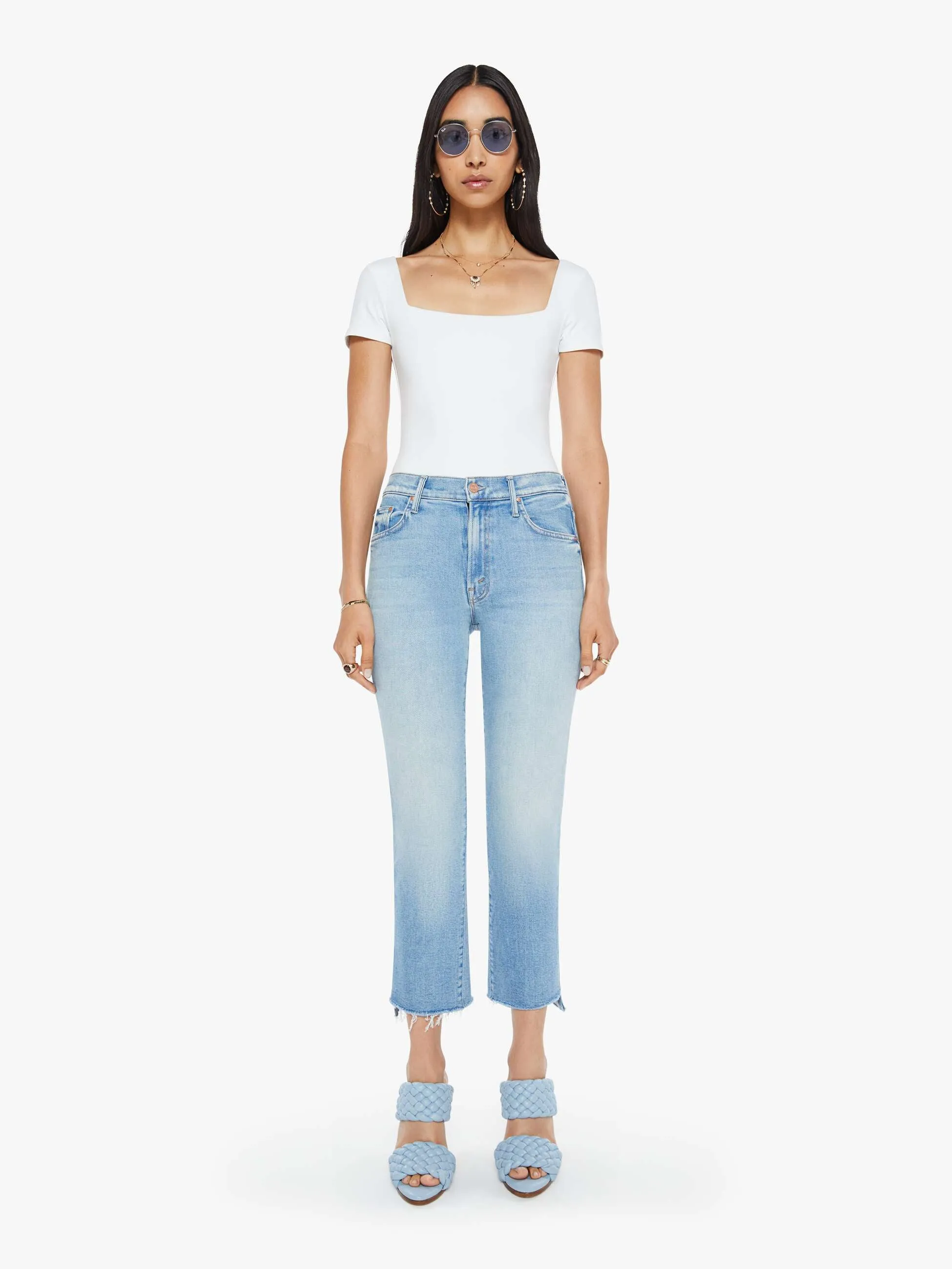 The Insider Crop Step Fray - Can You Dig It?