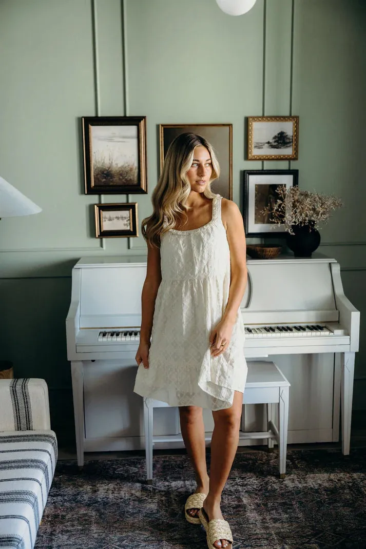 The Maddie Dress in Vintage Cream