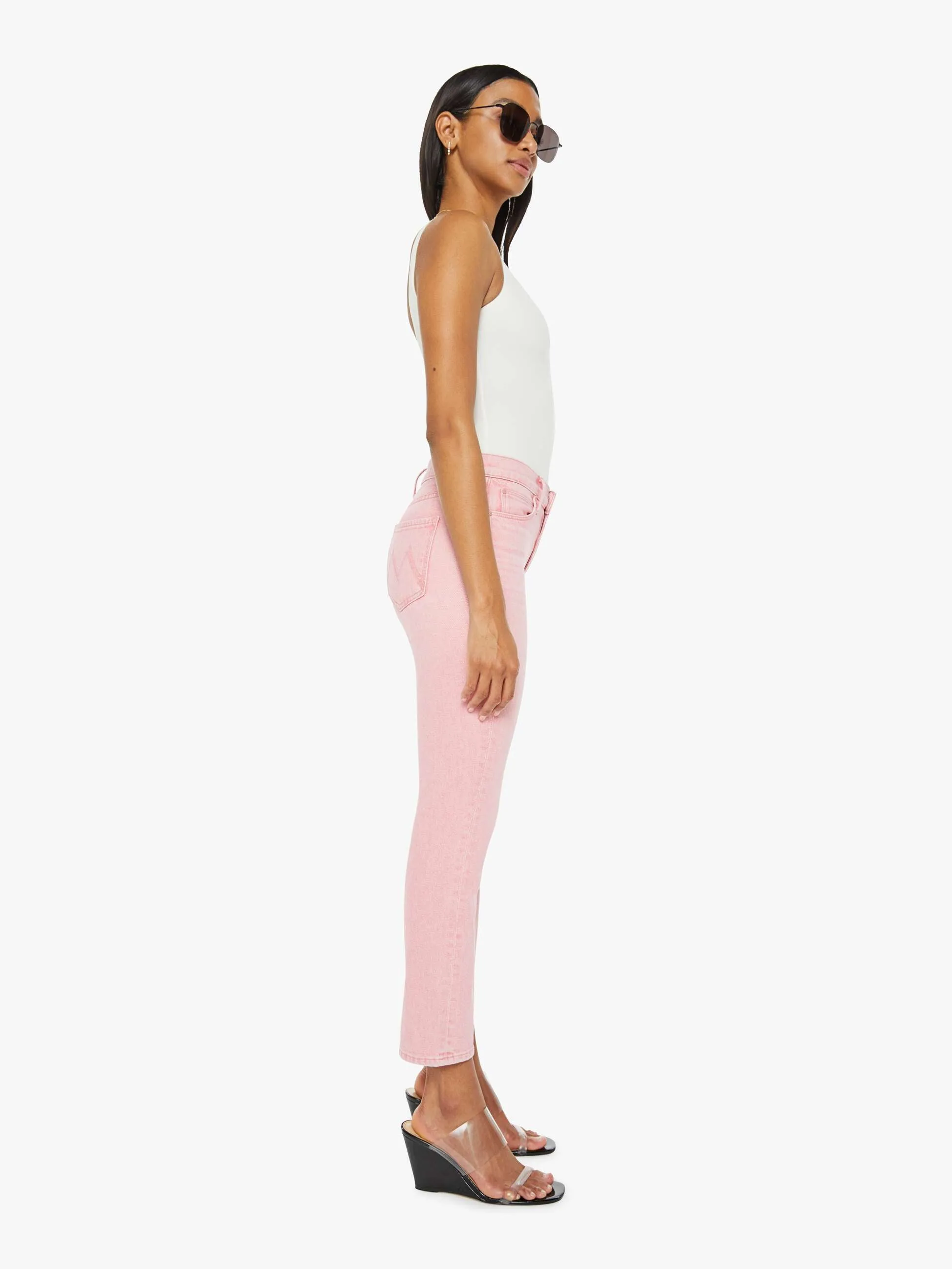The Mid Rise Dazzler Ankle - Sunset Coral