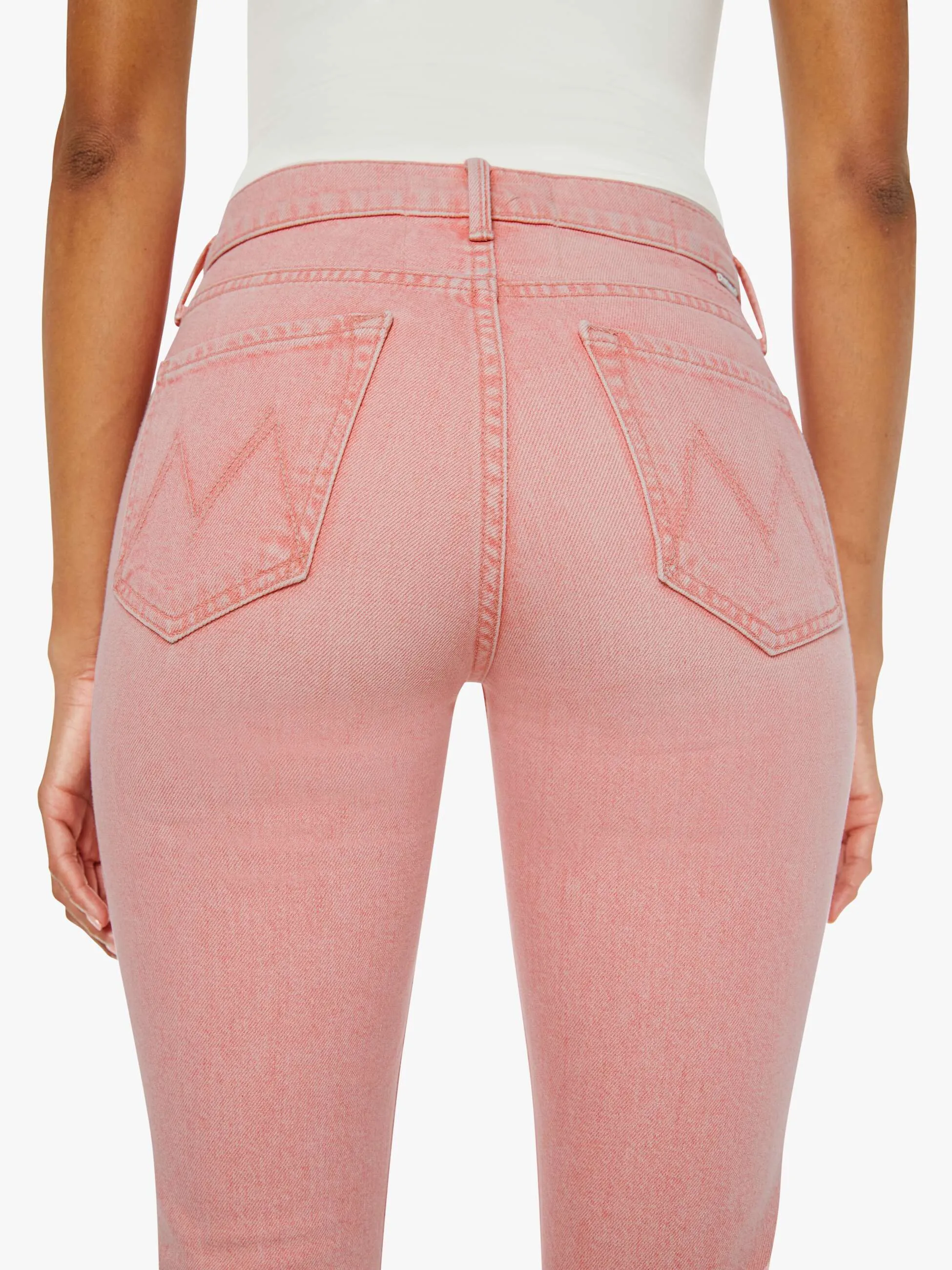 The Mid Rise Dazzler Ankle - Sunset Coral