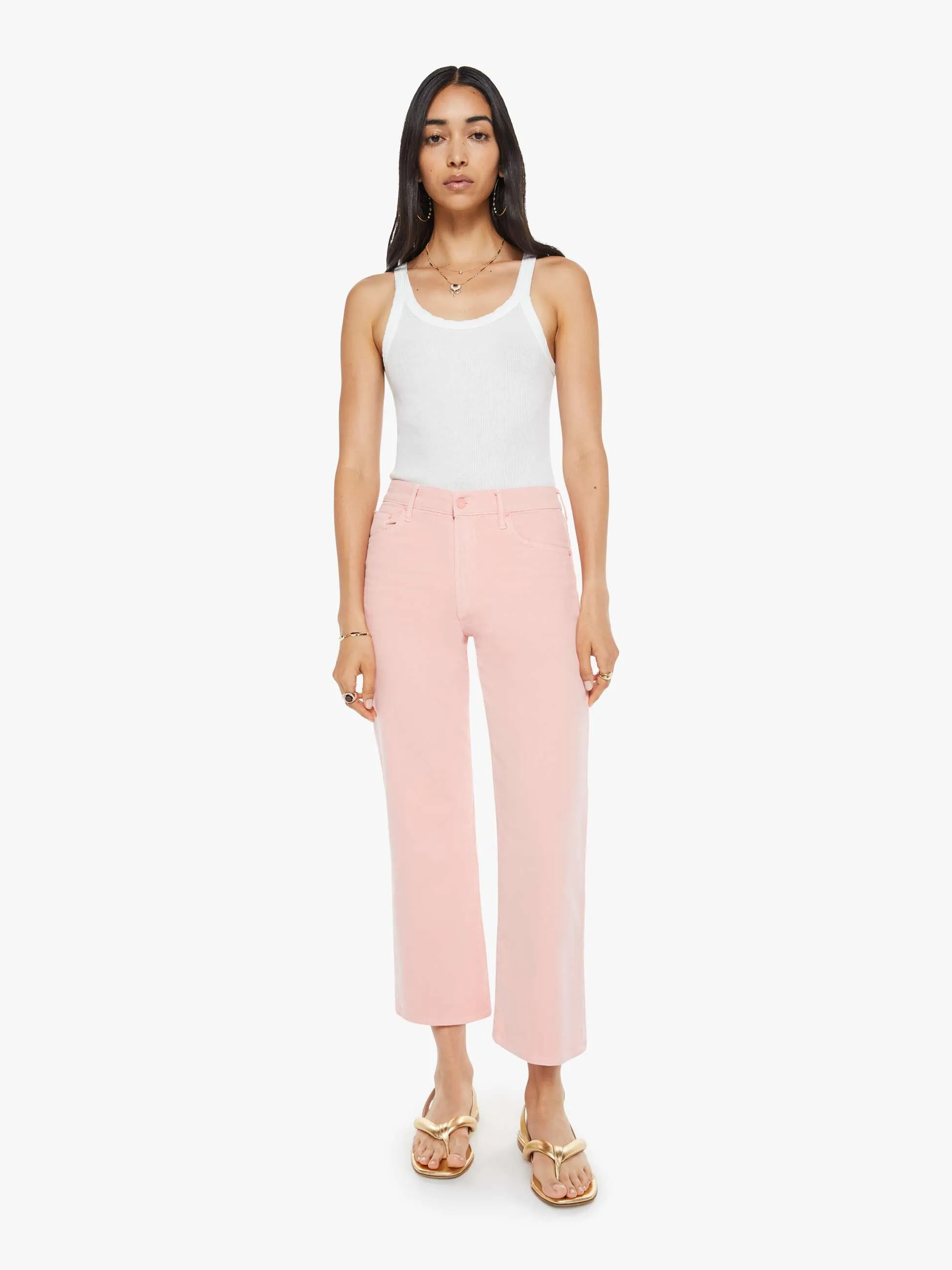 The Mid Rise Maven Ankle - Candlelight Peach