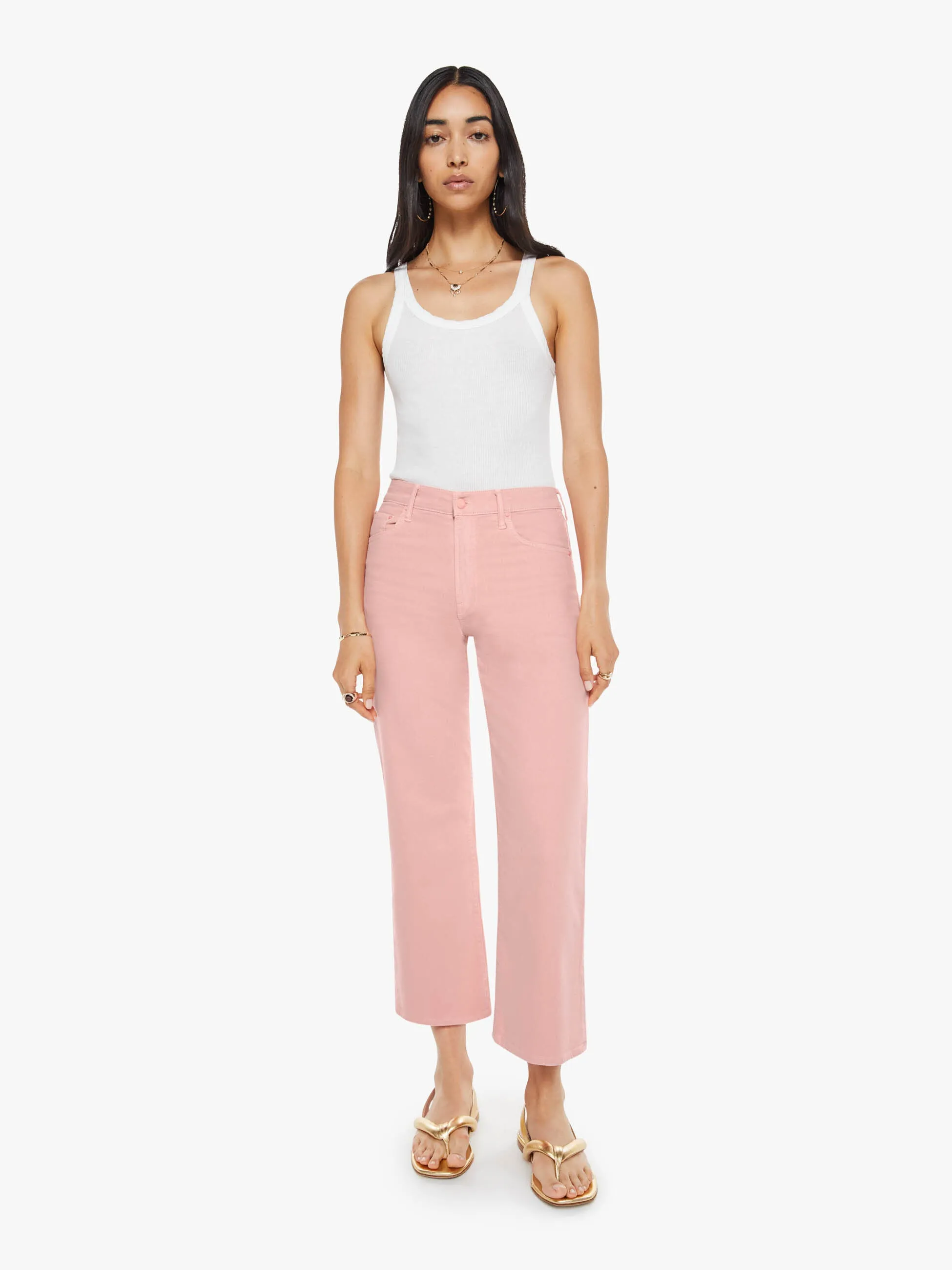 The Mid Rise Maven Ankle - Candlelight Peach