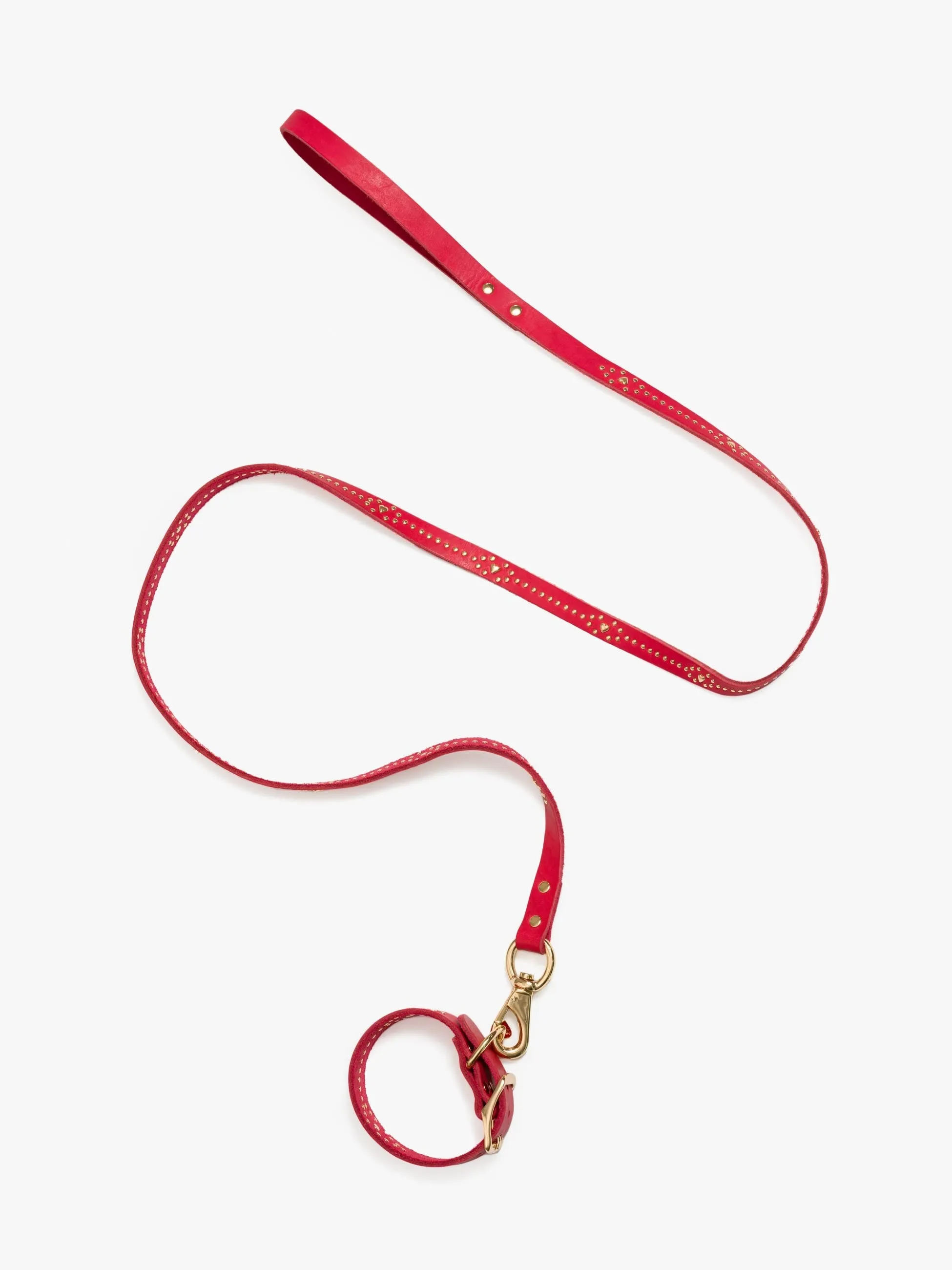 The On A Tight Leash & Collar Duo - Burnt Red