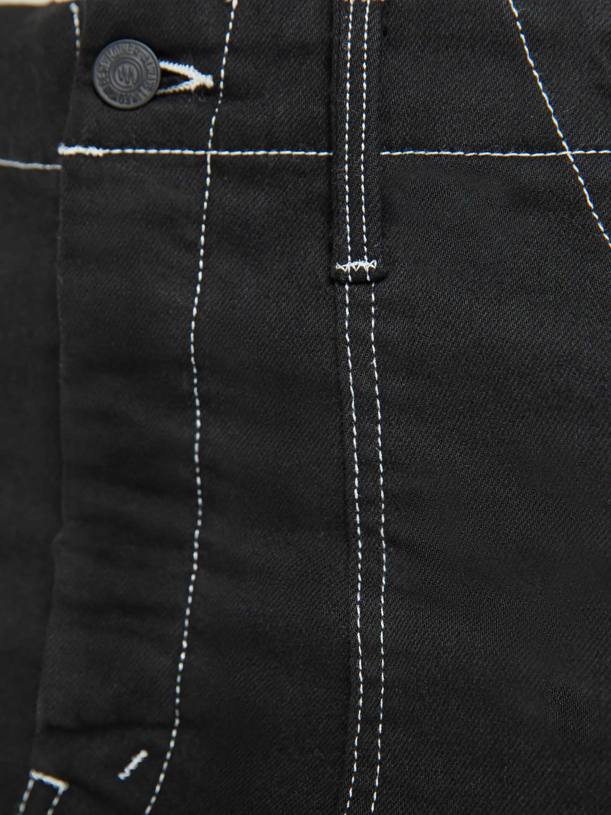 The Private Mini Skirt - White Lines