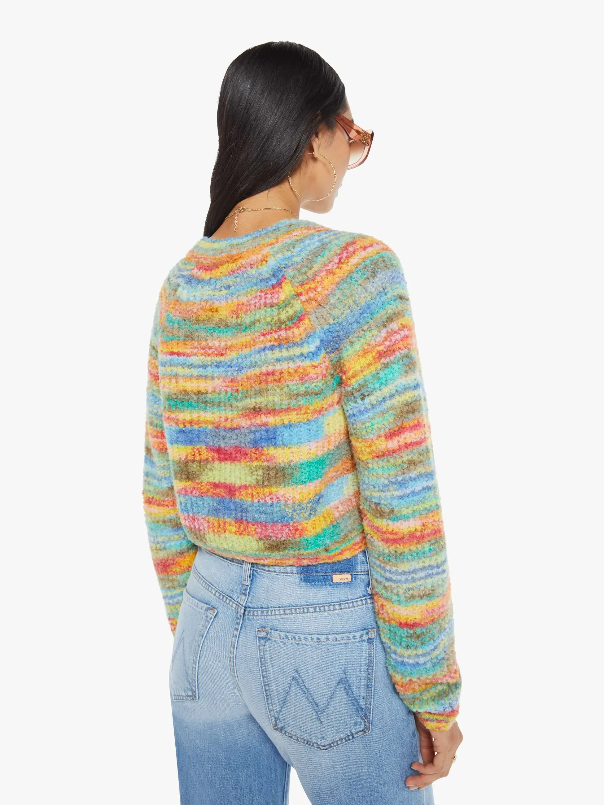 The Raglan Crop Cardigan - Fancy Fade