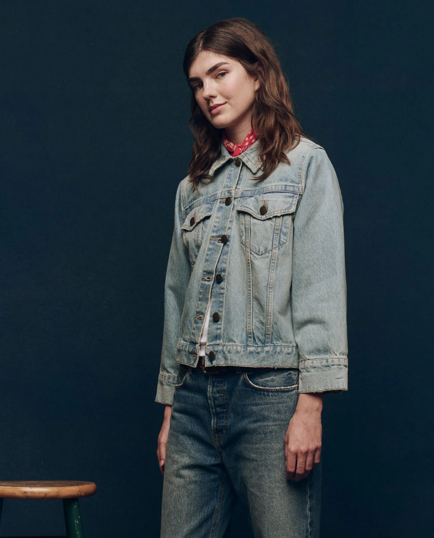 The Slouchy Jean Jacket. -- Great Plains Wash