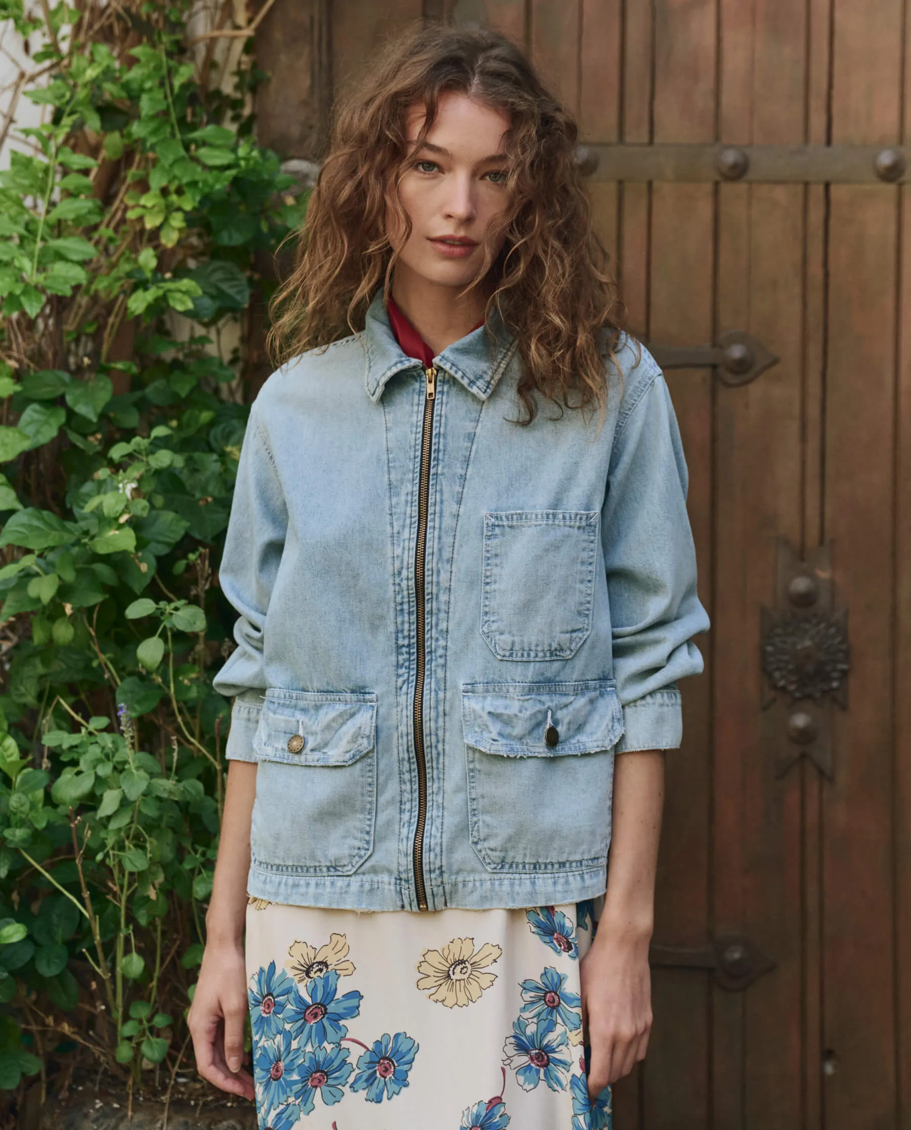 The Zip Front Chore Jacket. -- Dakota Wash