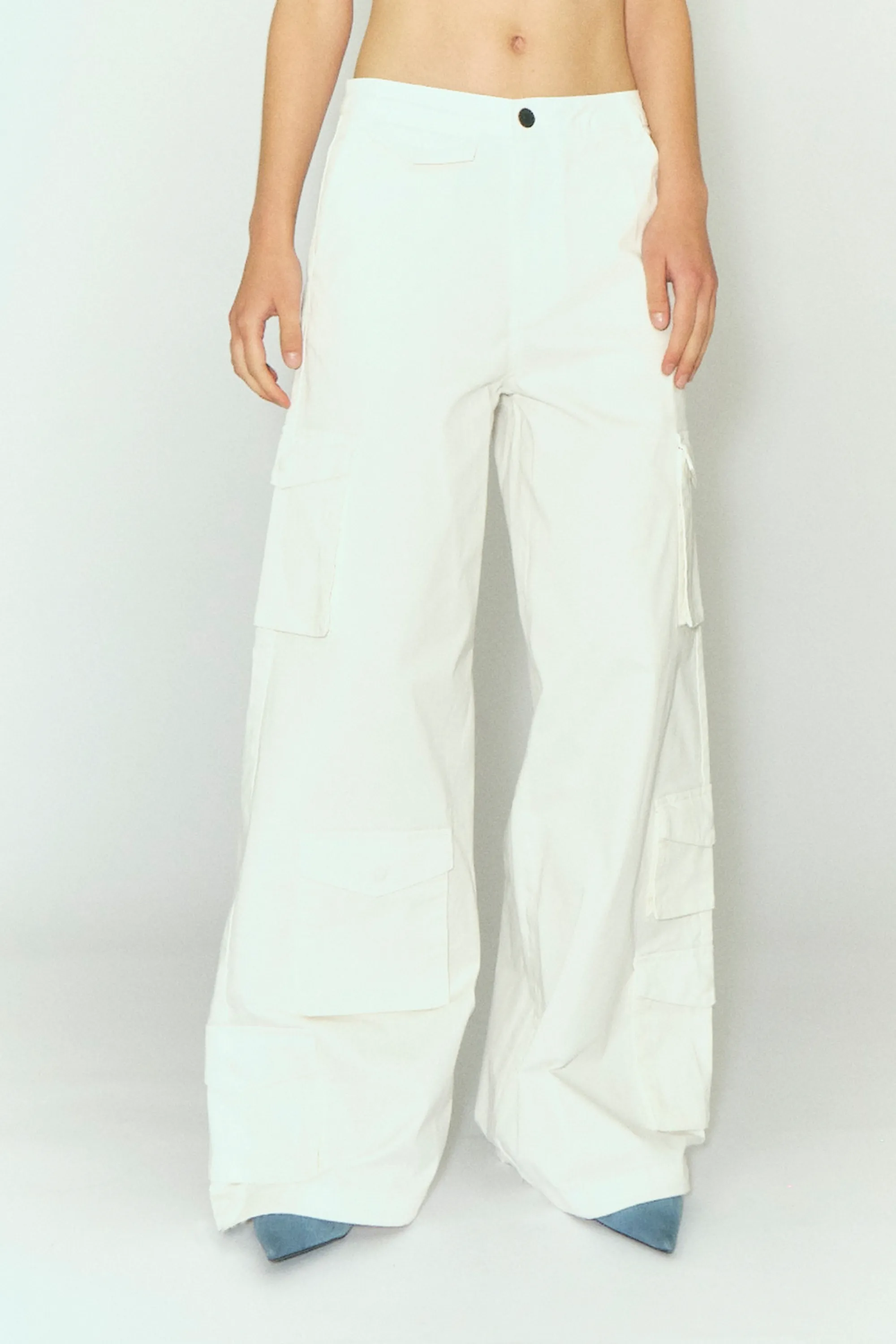 TMRW Arizona Multi Pocket Jeans - Ecru